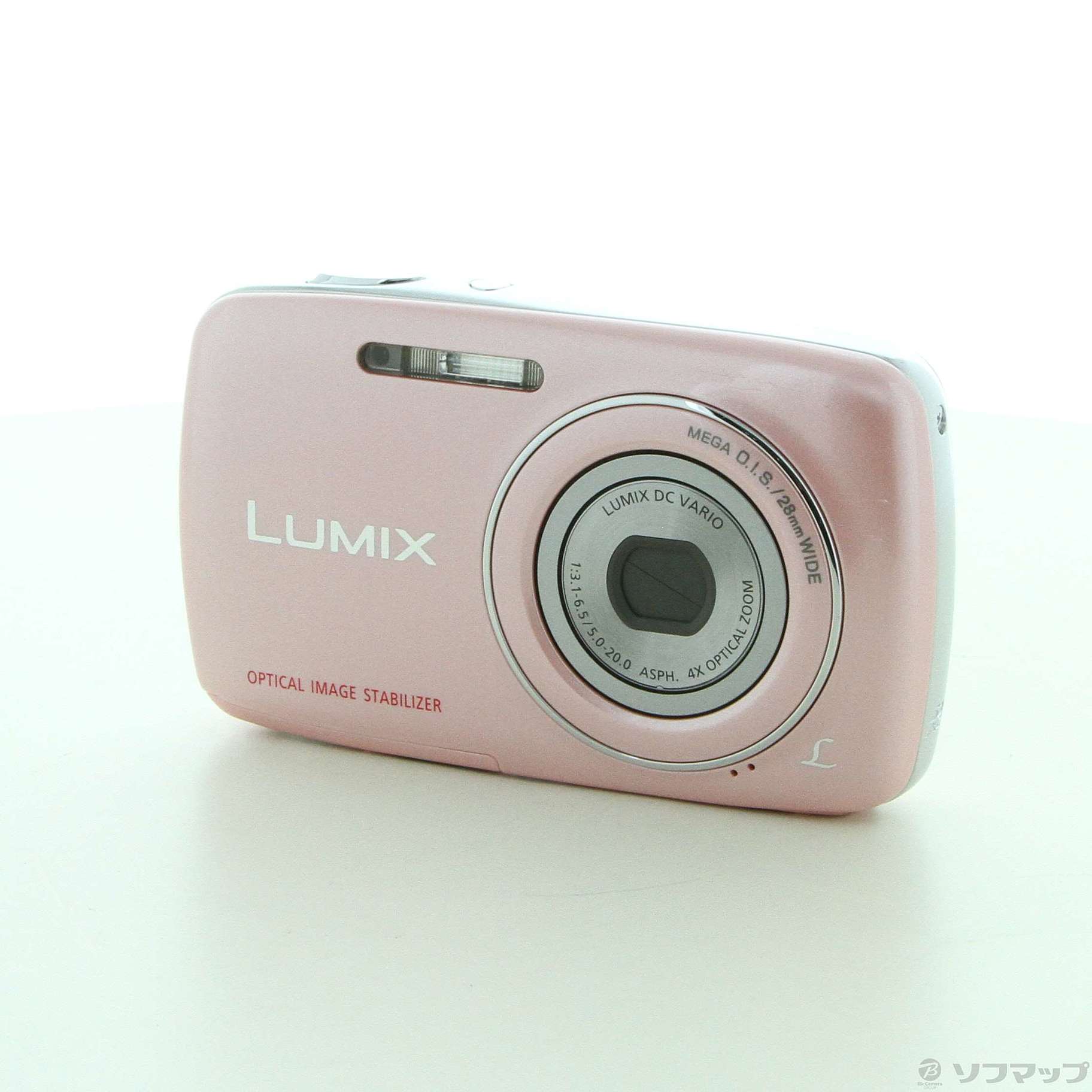 中古】LUMIX DMC-S1-P (1210万画素／4倍／ピンク／SDXC