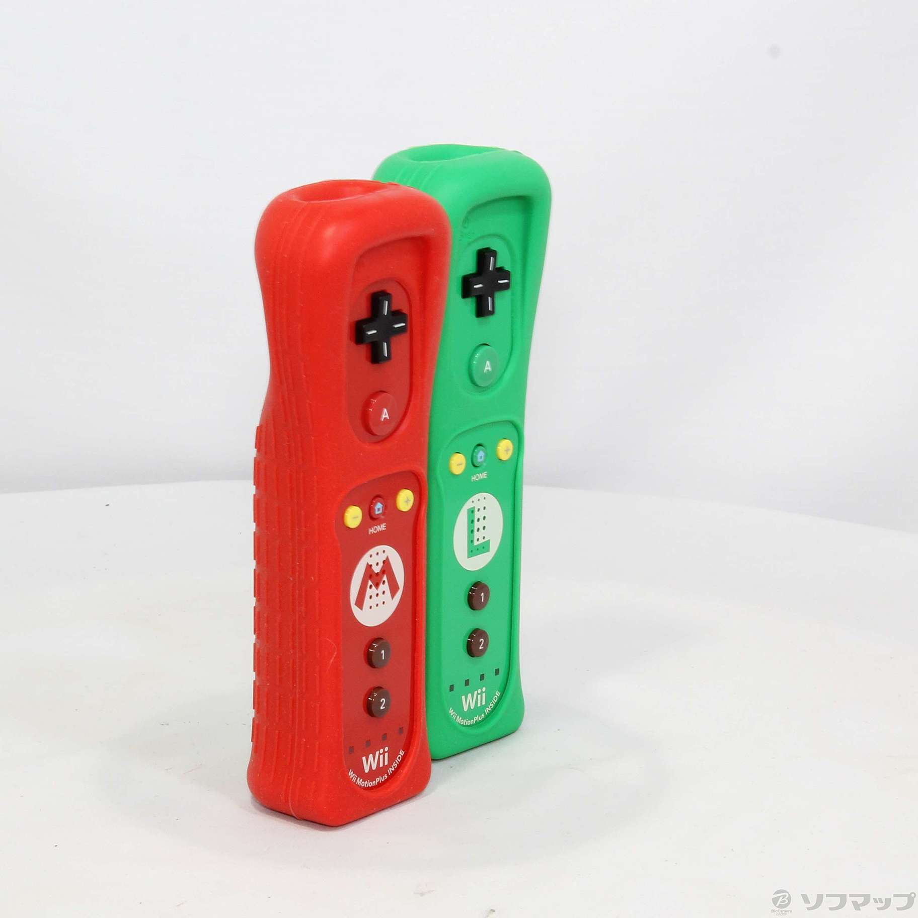 中古】Wiiリモコンプラスセット RVL-A-PN01 マリオ ルイージ