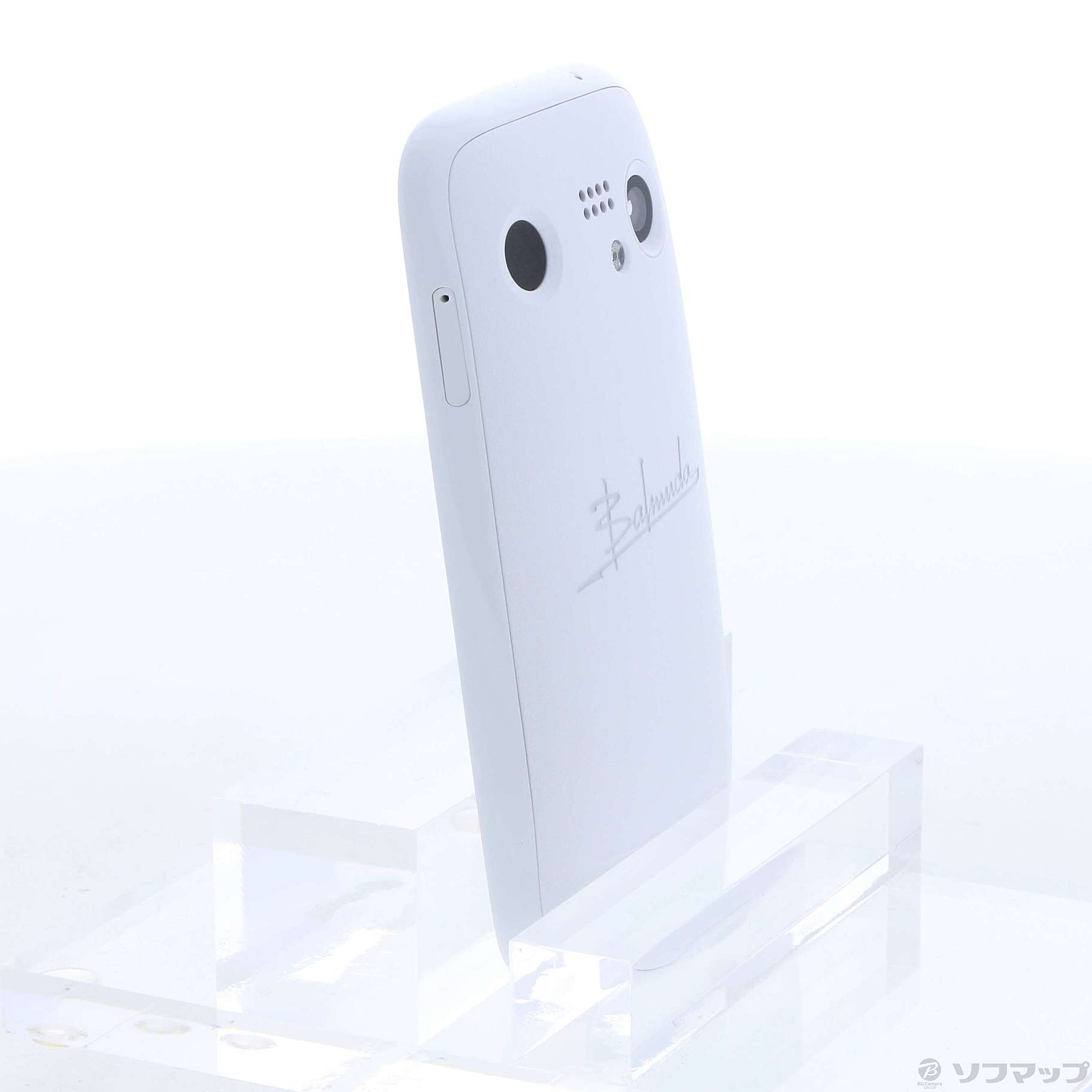 中古】BALMUDA Phone 128GB ホワイト BMSAA2 SoftBank [2133041206655