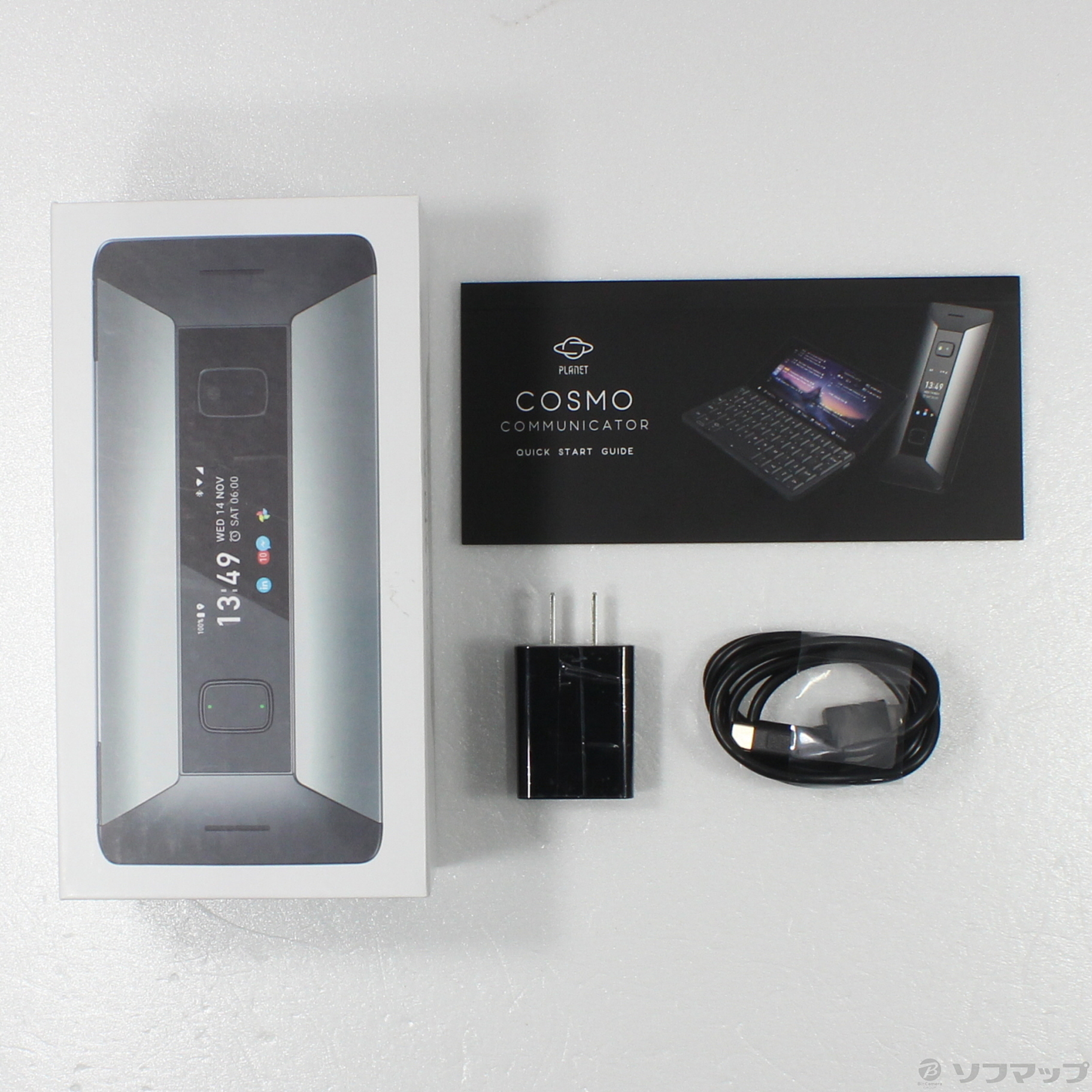 中古】Cosmo Communicator 128GB ブラック 10-101-JPN-J SIMフリー