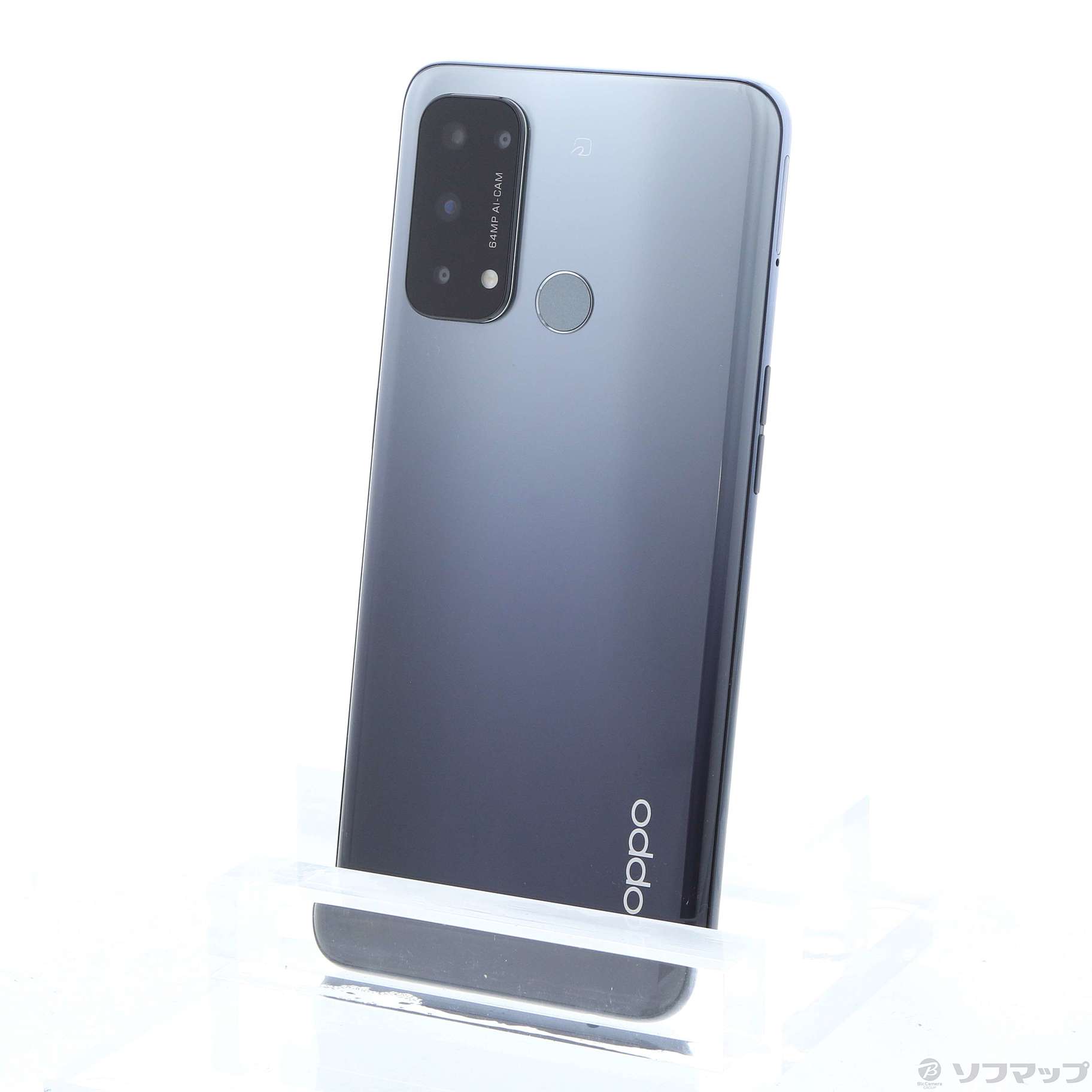 中古】OPPO Reno5 A 128GB シルバーブラック CPH2199 SIMフリー