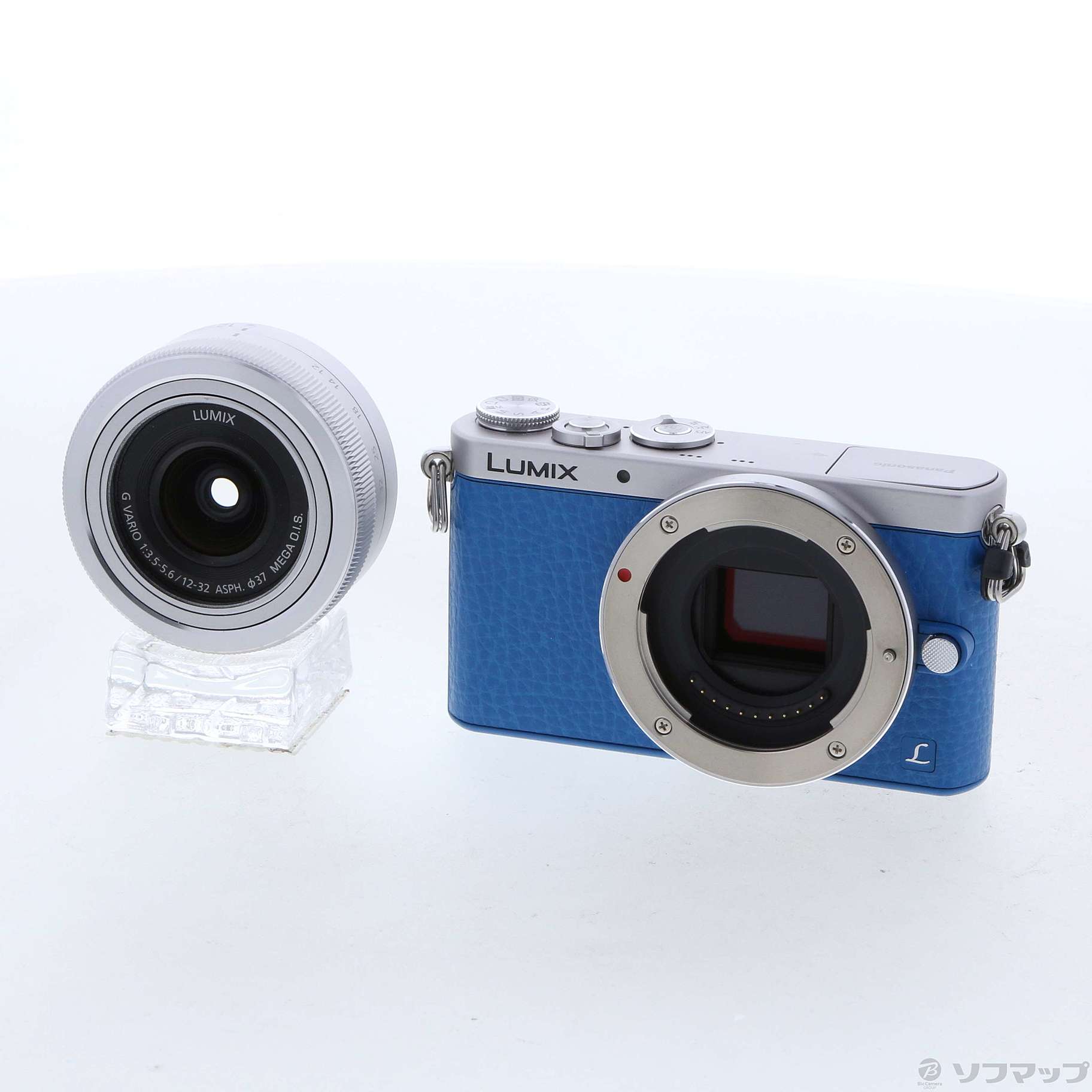 パナソニック デジタル一眼カメラ  LUMIX DMC-GM1SK  ブルー