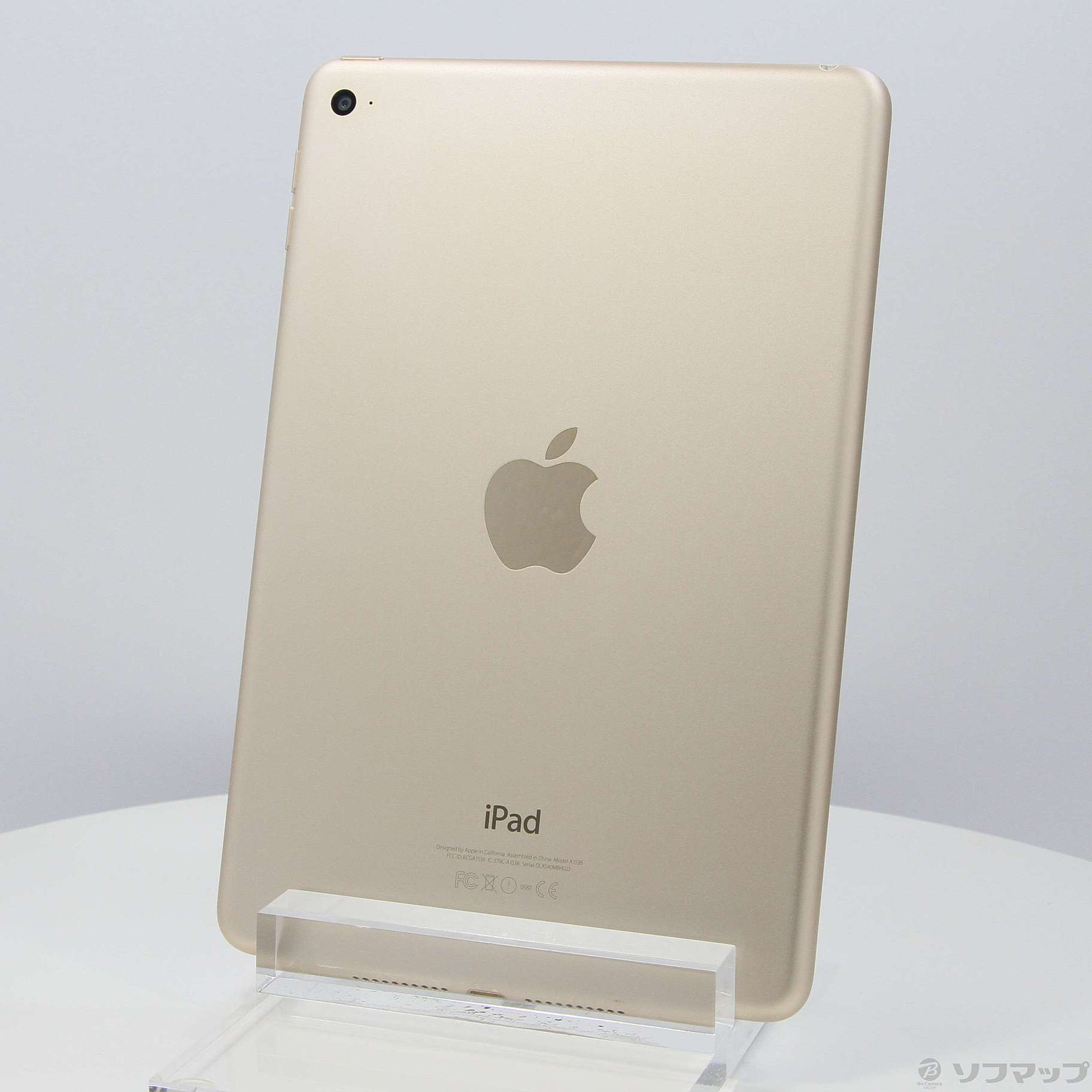 中古】iPad mini 4 32GB ゴールド MNY32J／A Wi-Fi [2133041291095