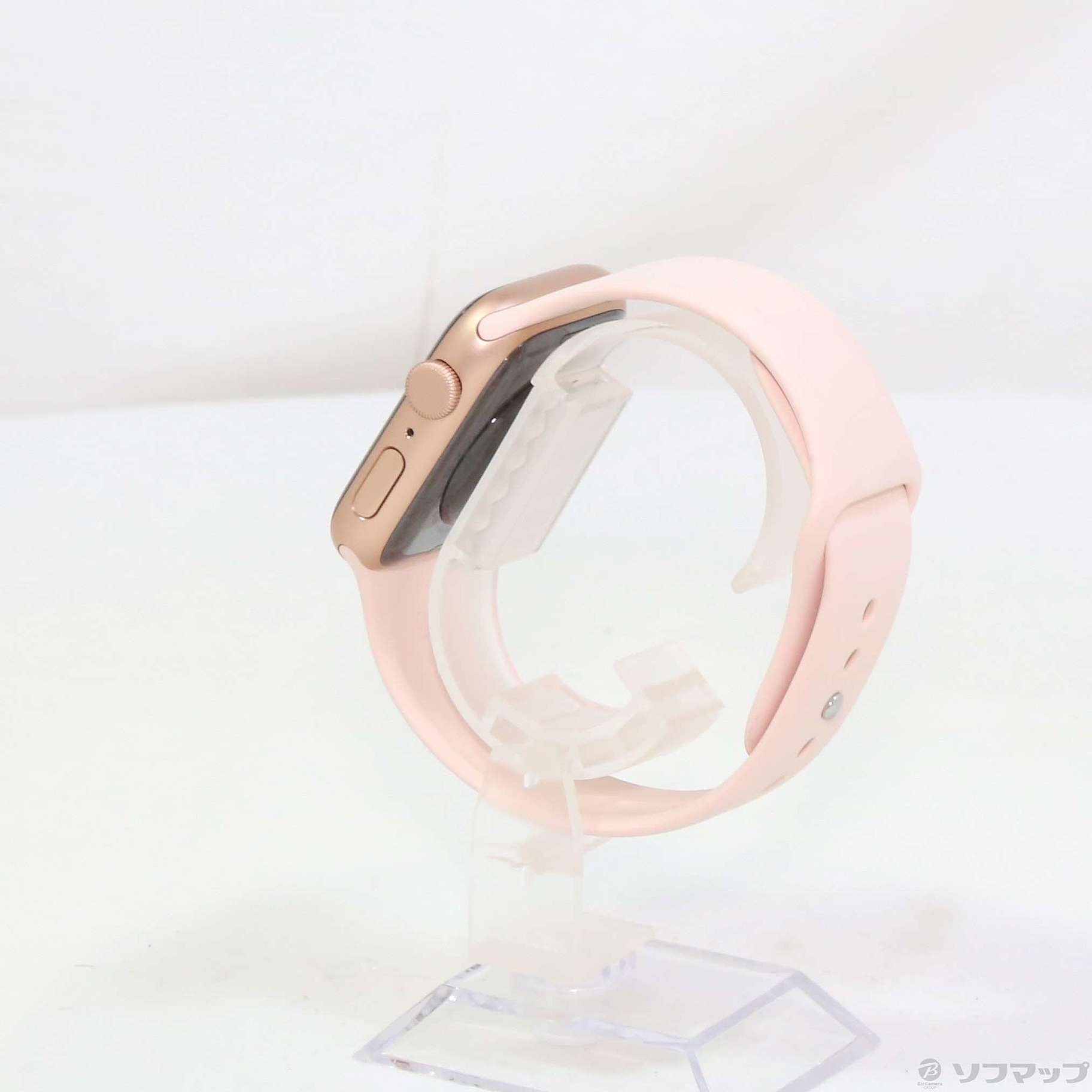 中古】Apple Watch SE GPS 44mm ゴールドアルミニウムケース ピンク