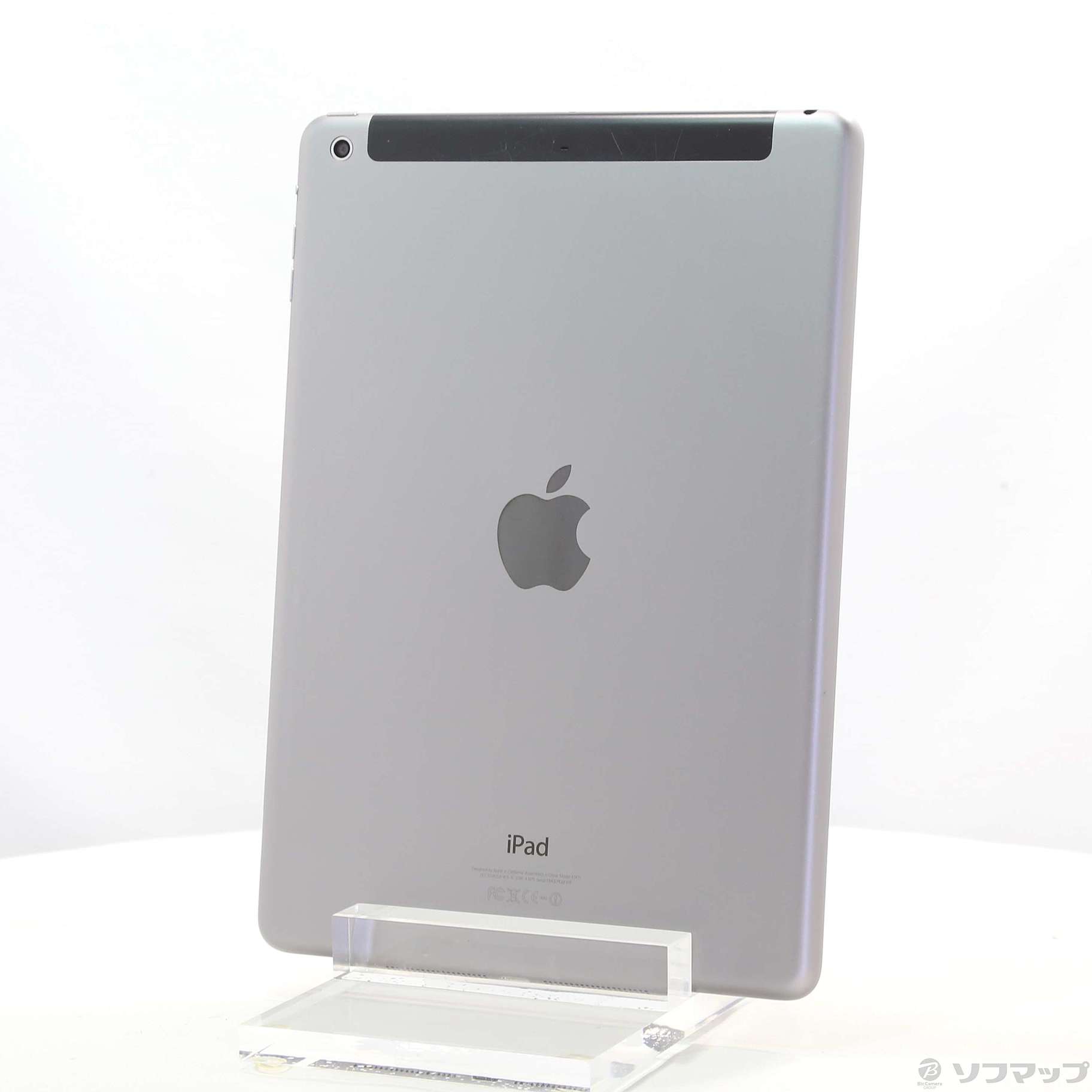 耐熱 二層 足あとぐらす (M) Apple iPad Air SoftBank 32GB アイパッド