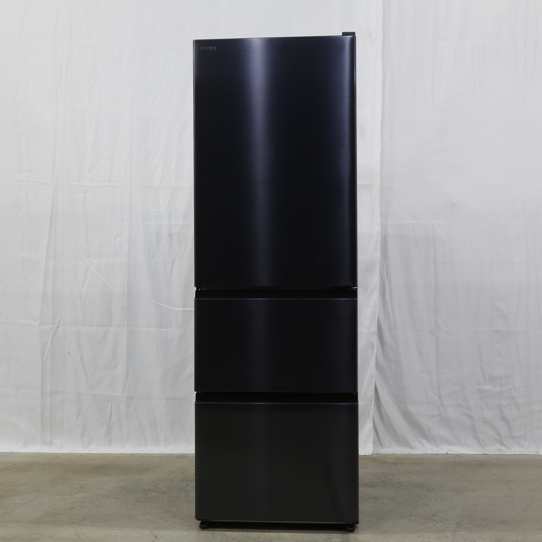 中古】〔展示品〕 冷蔵庫 Vタイプ ブリリアントブラック R-V38RV-K ［3 