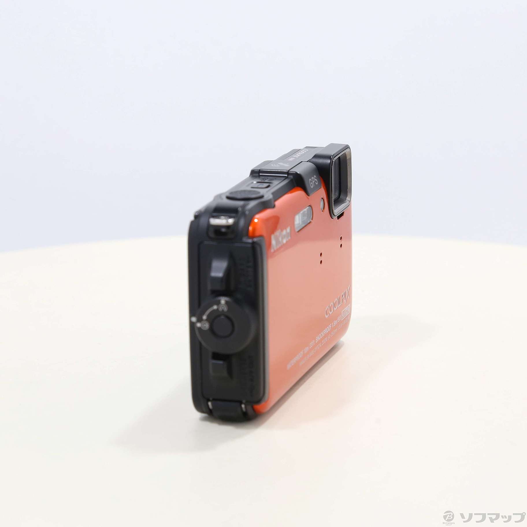 中古】COOLPIX AW100 (1600万画素／5倍／防水／サンシャインオレンジ 