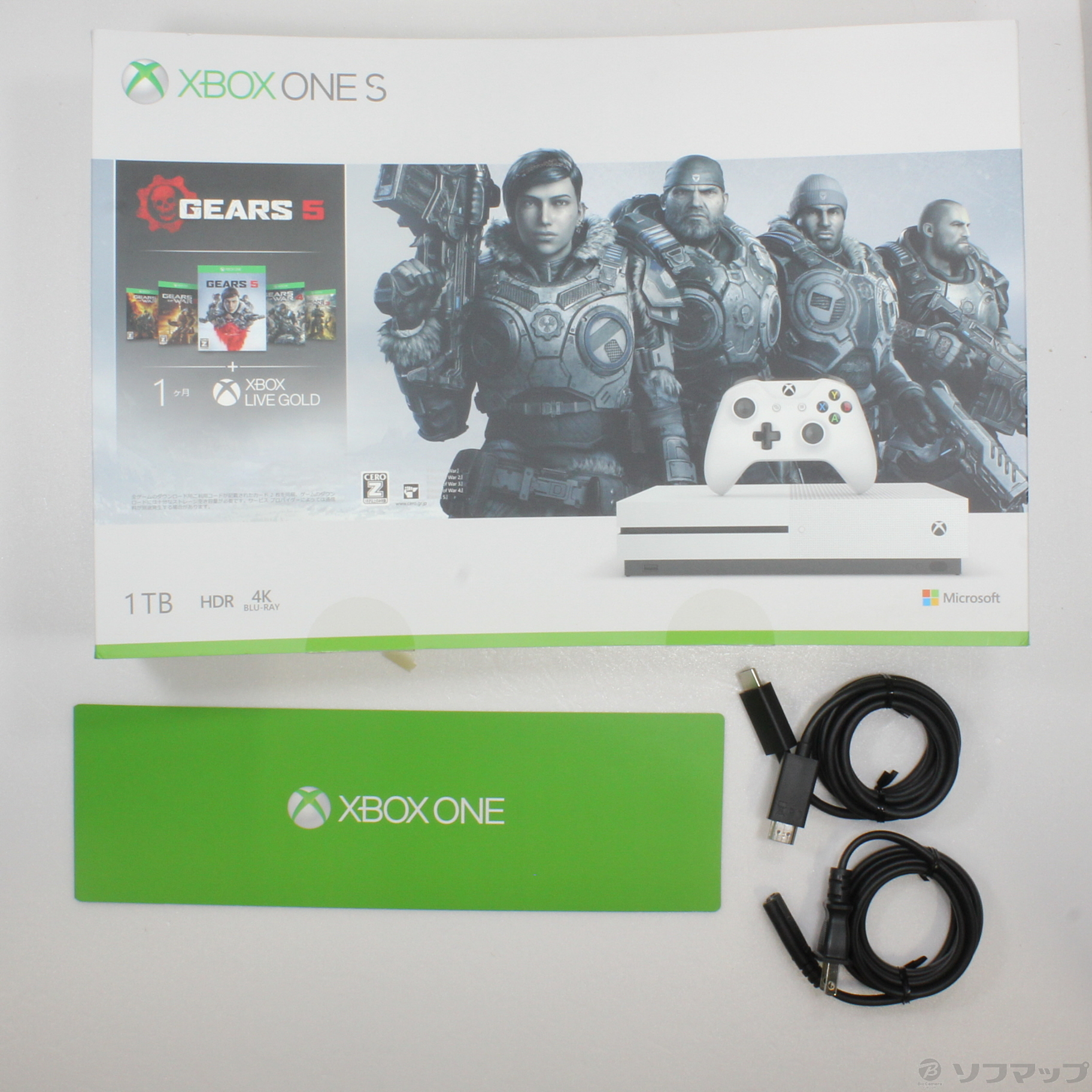 Xbox - 中古　Xbox One(GEARS 5 同梱版)★LANケーブル付属 中古 Xbox One(GEARS 5 同梱版)☆LANケーブル付属