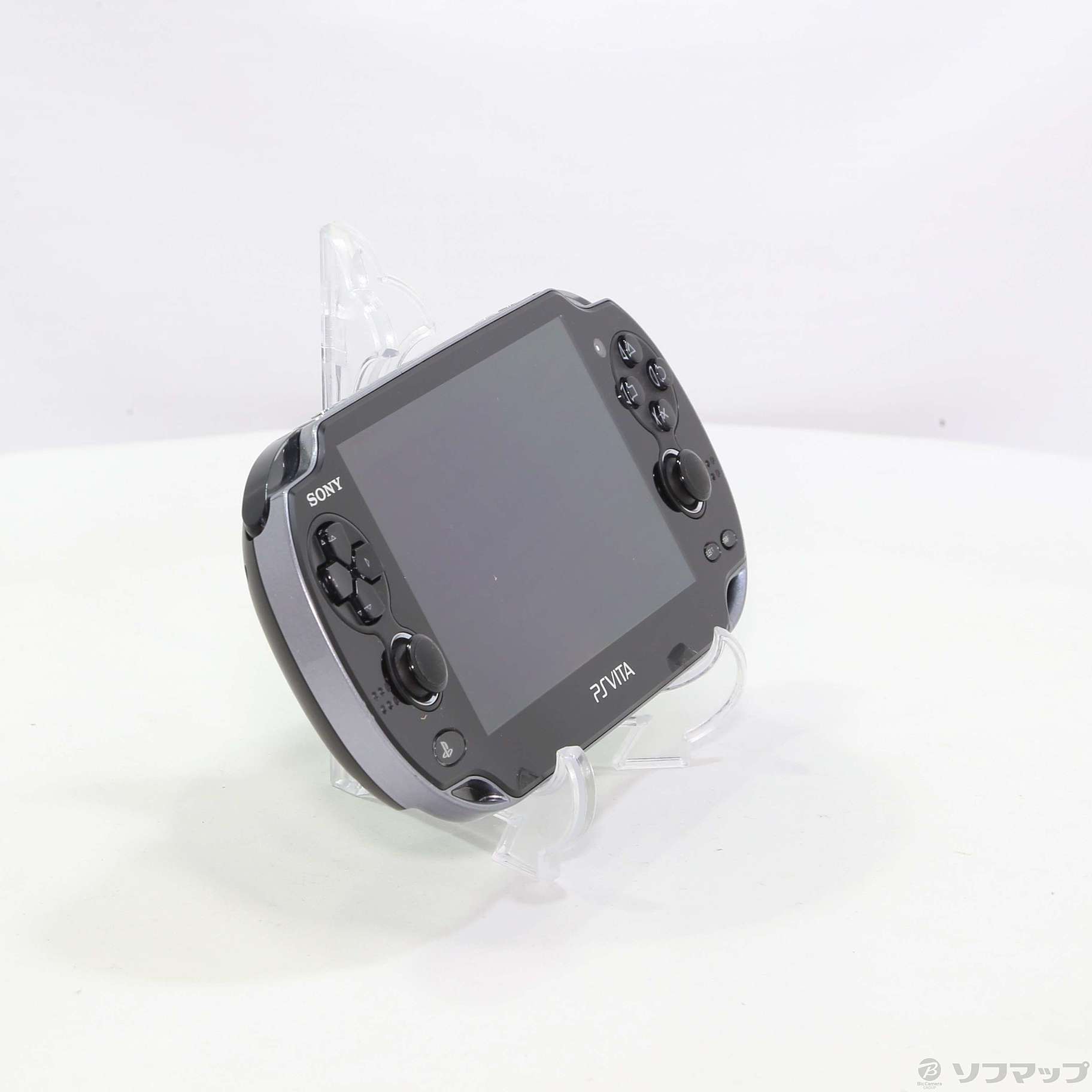 中古】PlayStation Vita Wi-Fiモデル クリスタルブラック PCH-1000 
