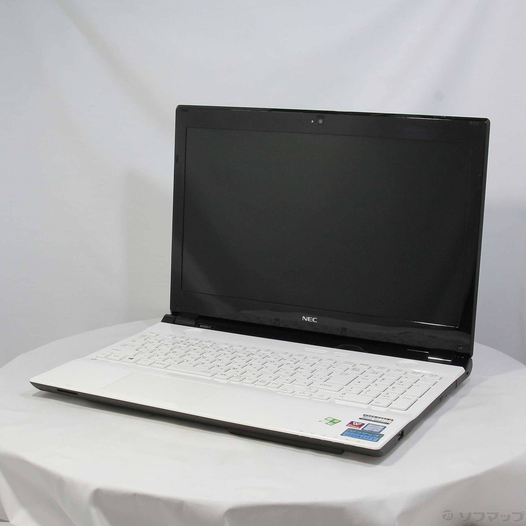 【中古】格安安心パソコン LaVie Note Standard NS350／CAW PC-NS350CAW ホワイト 〔Windows 10