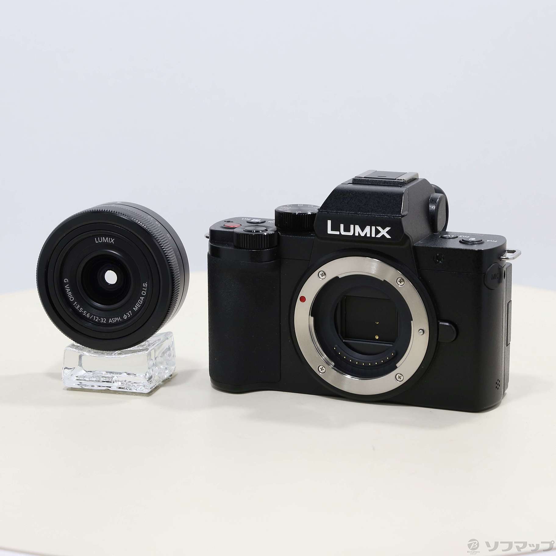 中古】LUMIX G100 標準ズームレンズキット ブラック DC-G100K-K 