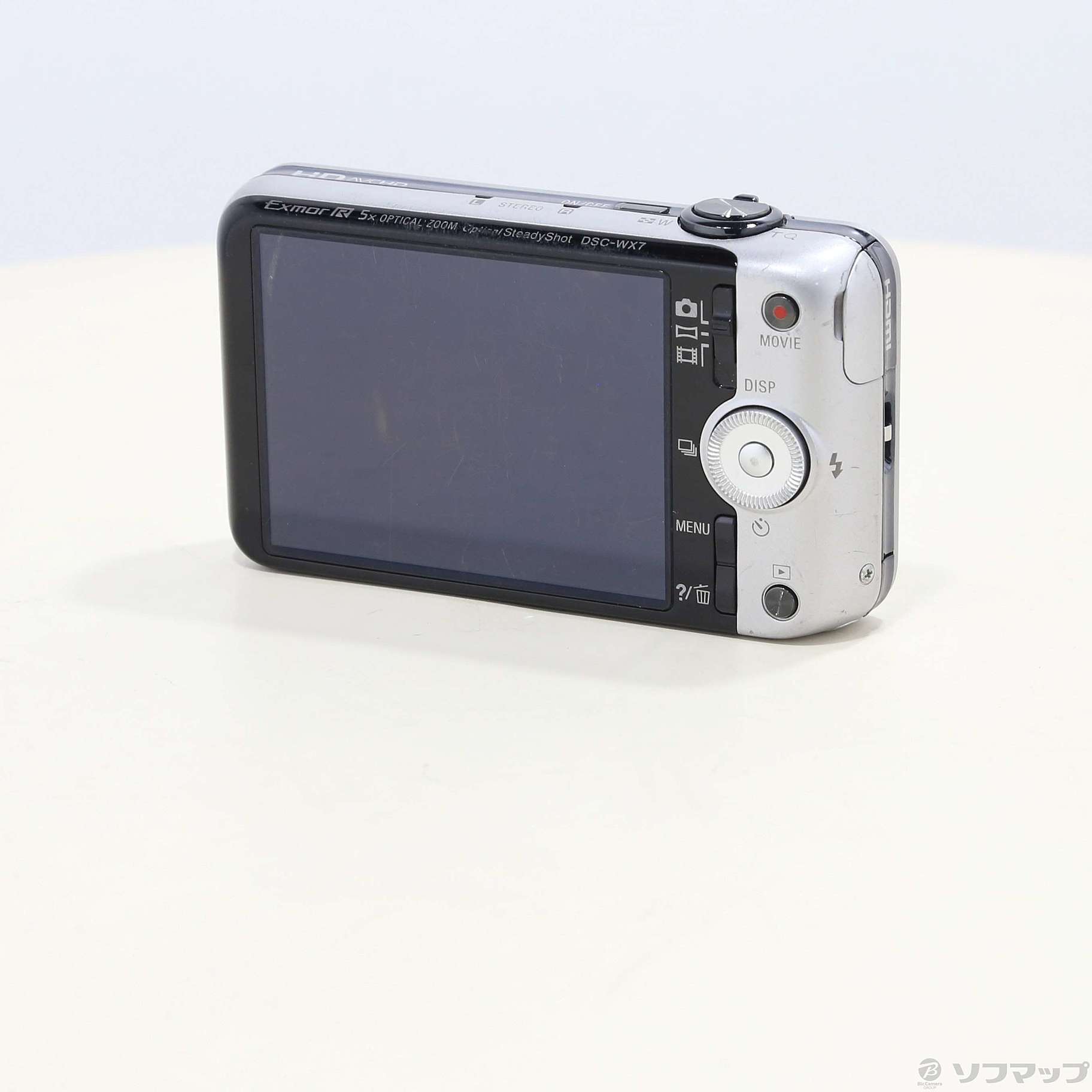 中古】CYBERSHOT DSC-WX7 S (1620万画素／5倍／シルバー／MS Duo／SDXC