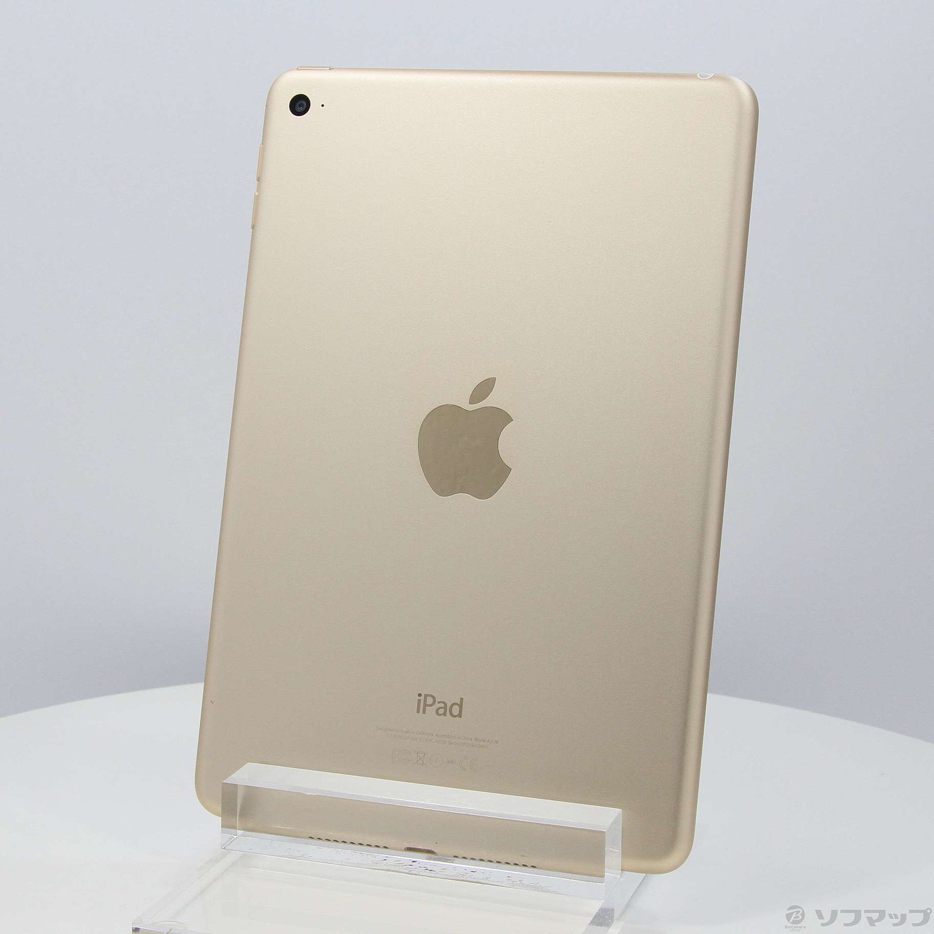 【美品】ケース付き Apple iPad mini4 64gb ゴールドWi