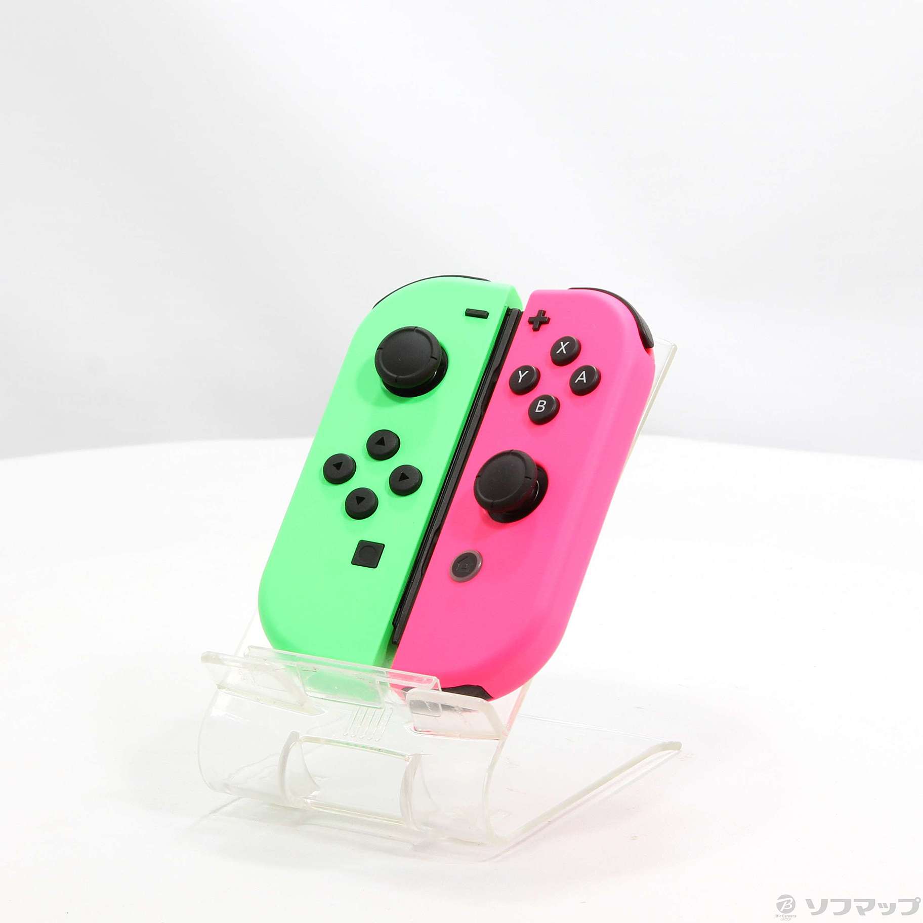 中古】JOY-CON (L) ネオングリーン／ (R) ネオンピンク 【Switch ...