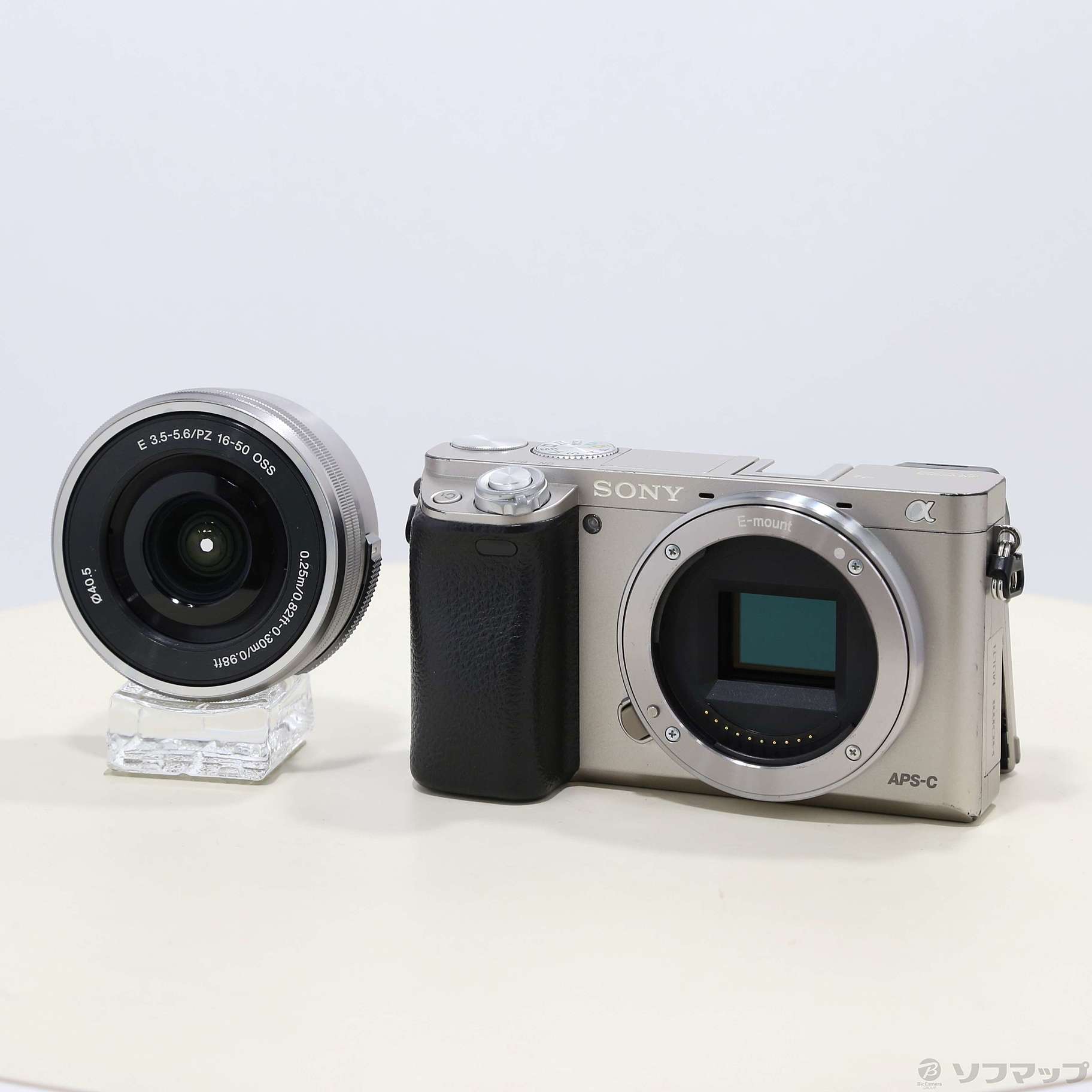 中古】α6000 パワーズームレンズキット シルバー ILCE-6000L ◇10/13