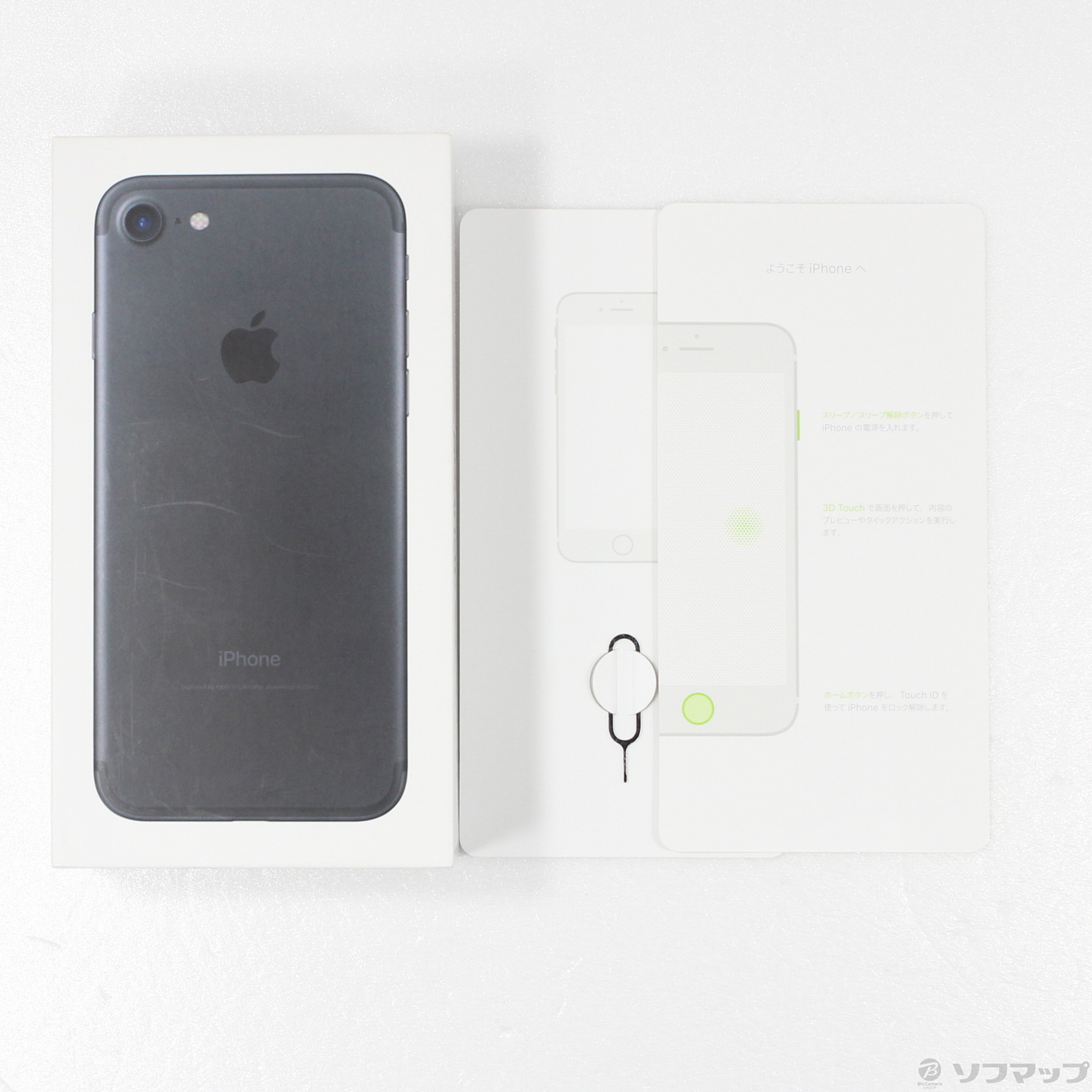 中古】iPhone7 128GB ブラック MNCK2J／A SIMフリー [2133041401685