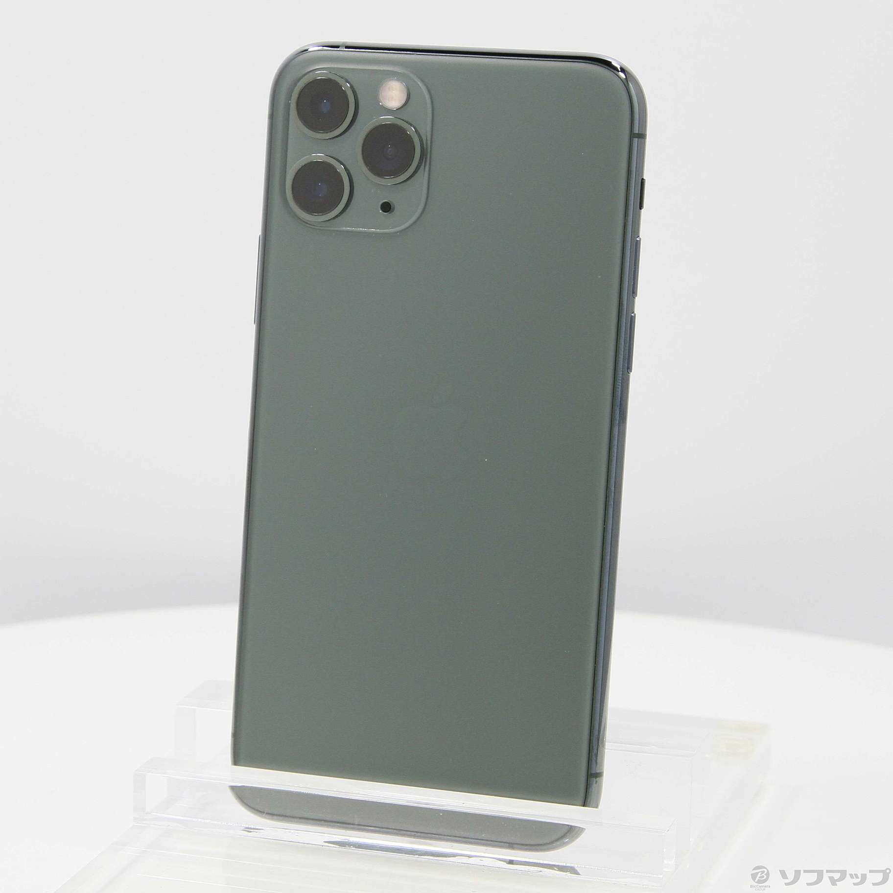 中古】iPhone11 Pro 64GB ミッドナイトグリーン MWC62J／A SIMフリー