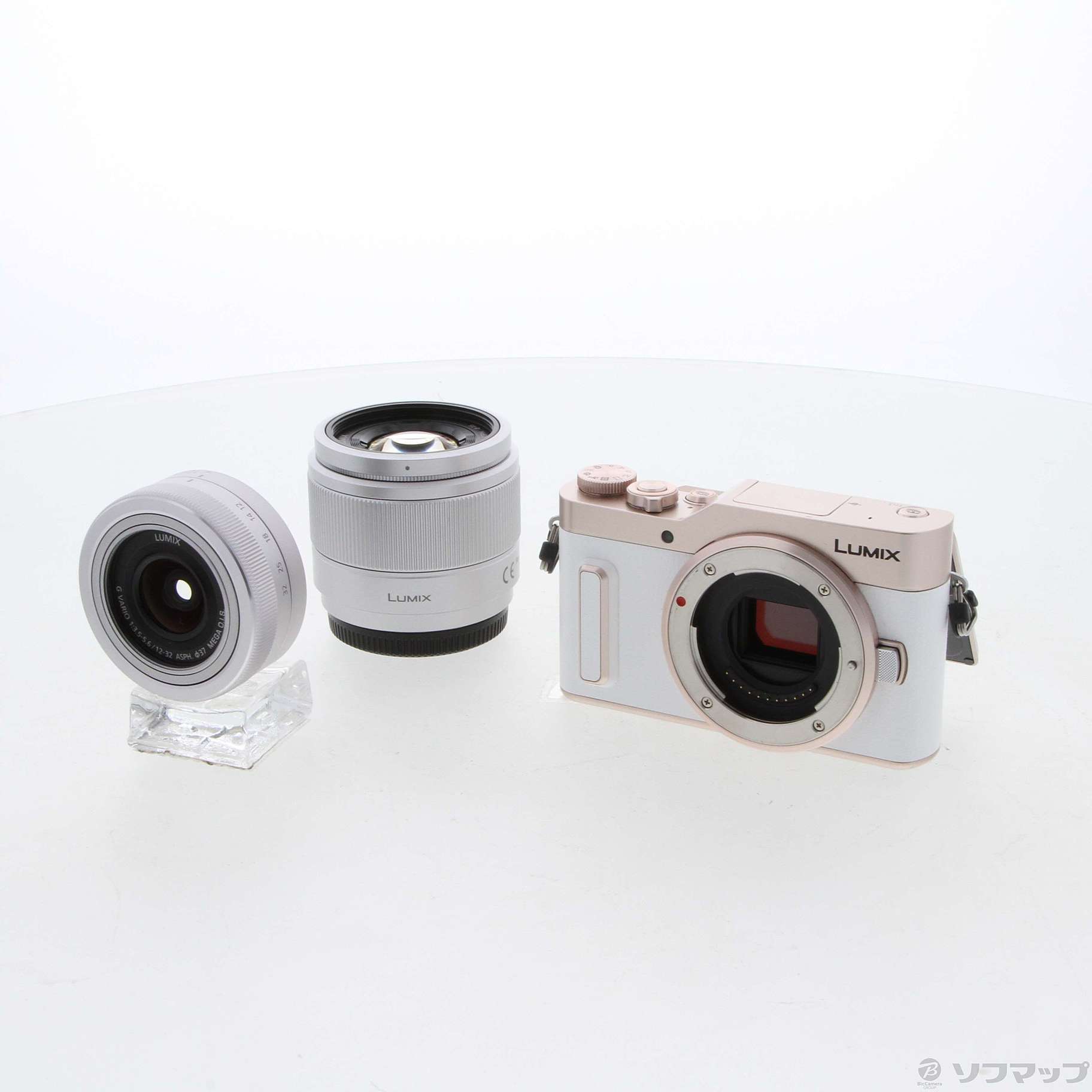 中古】LUMIX DC-GF10W ダブルレンズキット ホワイト [2133041425070