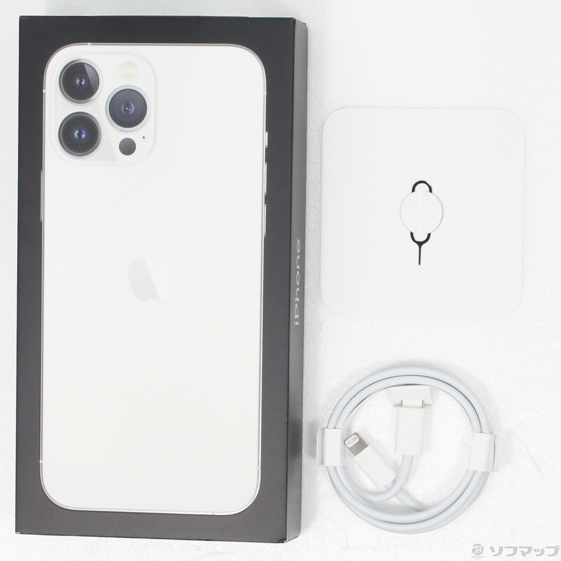 中古】iPhone13 Pro Max 1TB シルバー MLKH3J／A SIMフリー