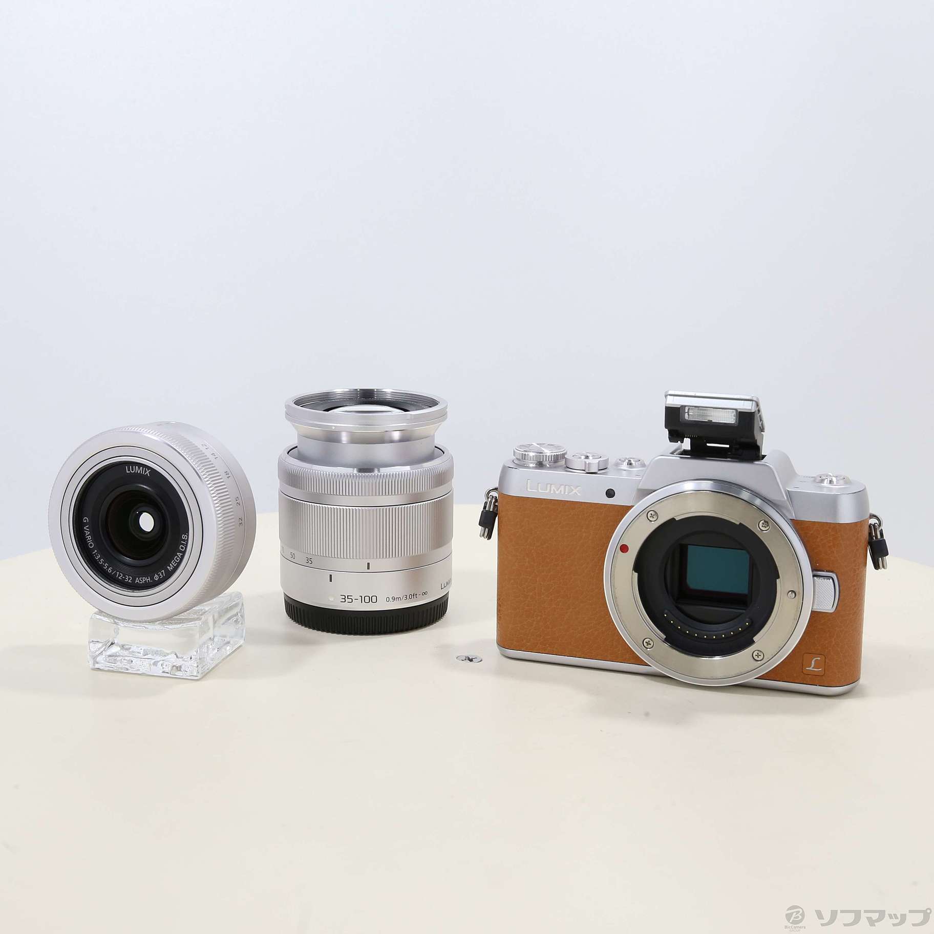 中古】LUMIX DMC-GF7W T ダブルズームレンズキット ブラウン [2133041479622] - リコレ！|ビックカメラグループ  ソフマップの中古通販サイト