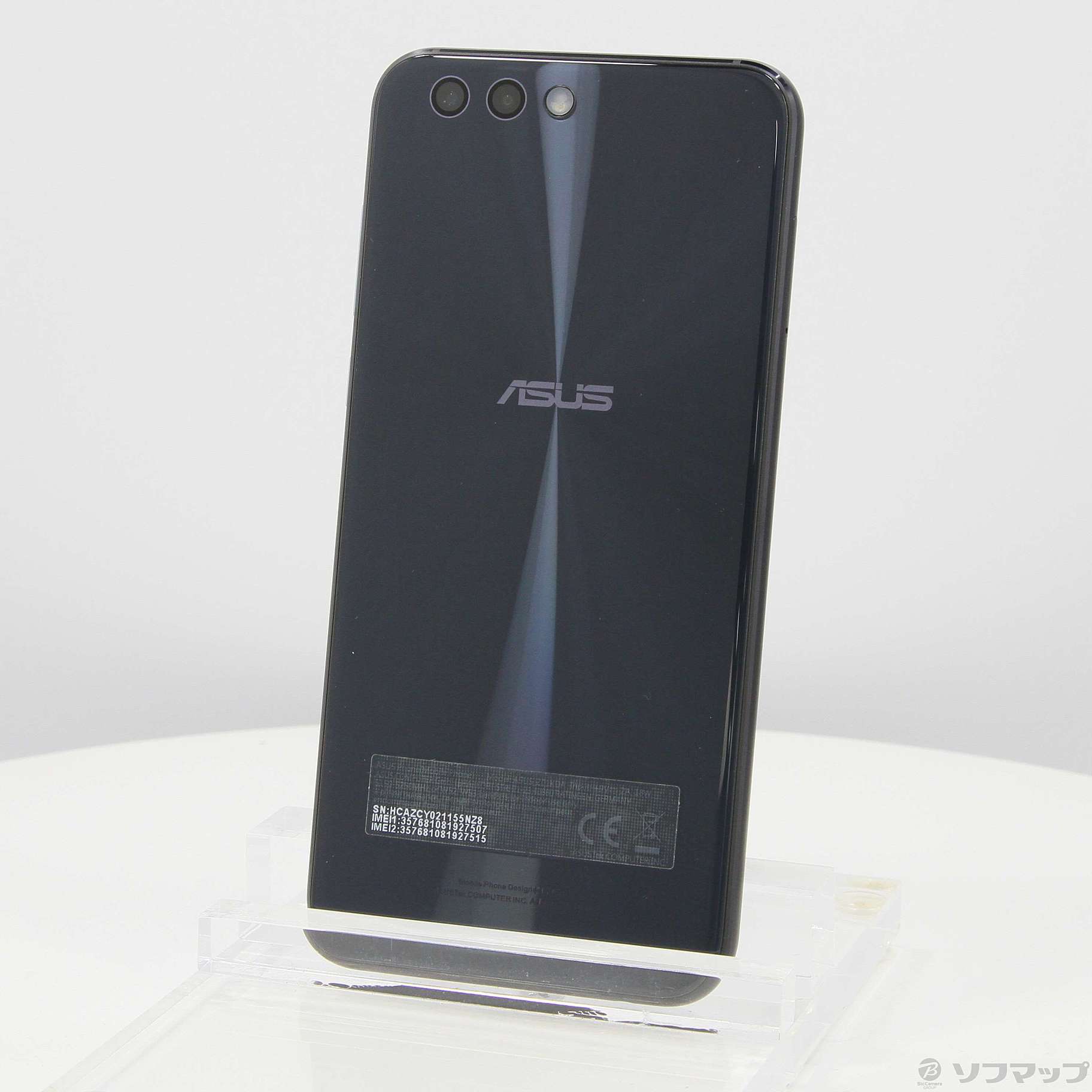 中古】ZenFone 4 64GB ミッドナイトブラック ZE554KL-BK64S6 SIMフリー
