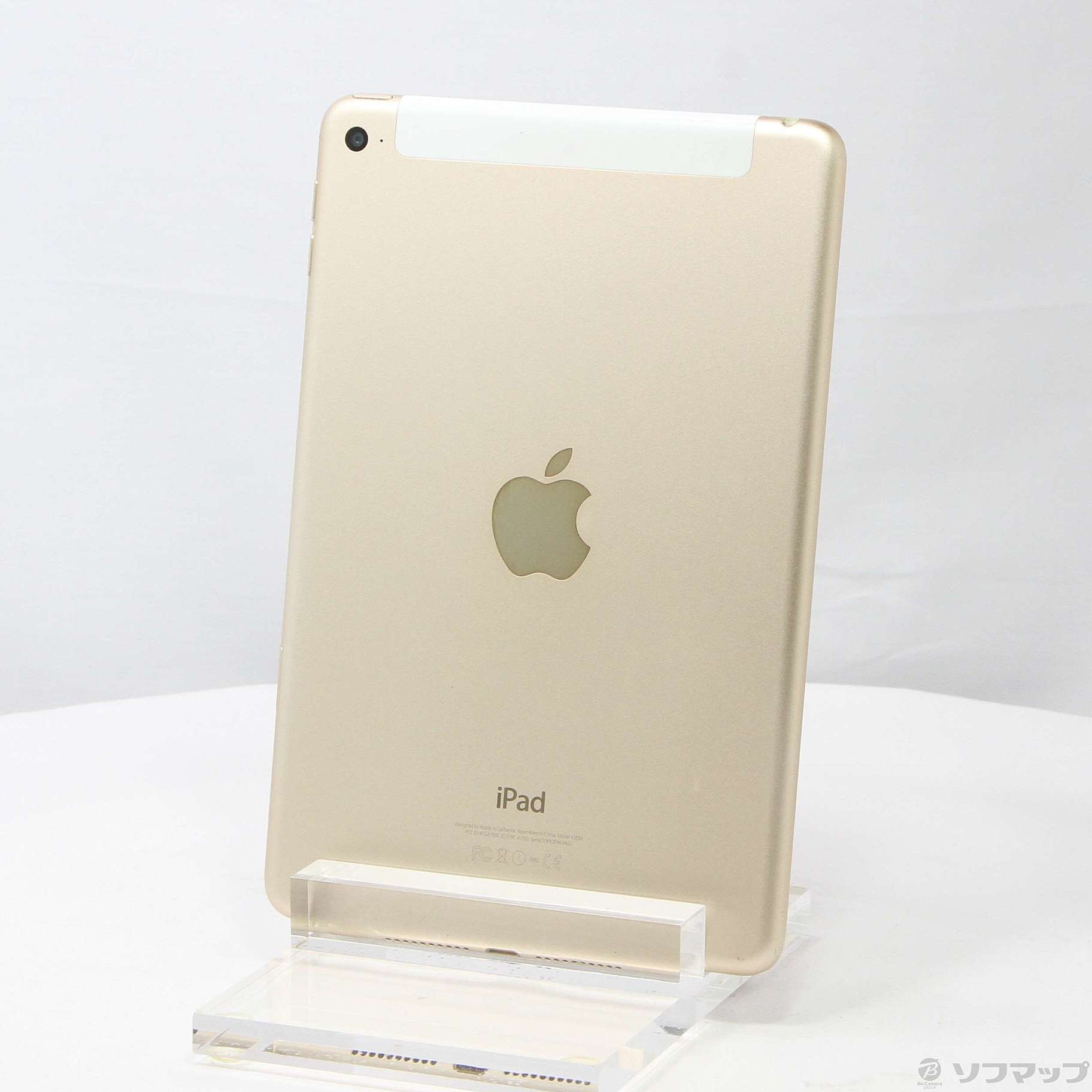 中古】iPad mini 4 16GB ゴールド MK712J／A docomoロック解除SIM