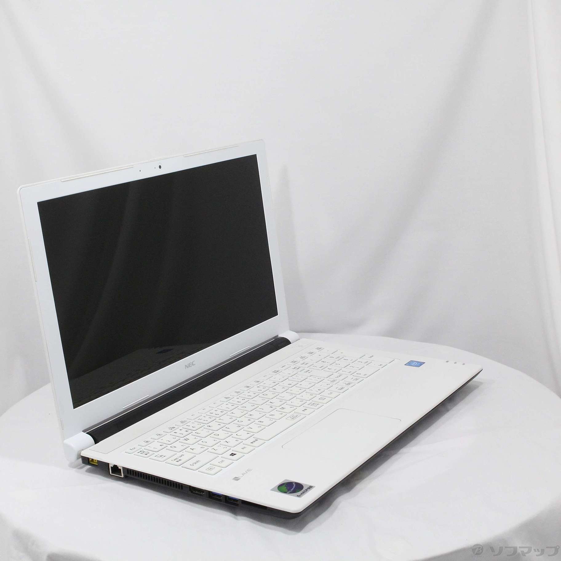 セール対象品 LaVie Note Standard PC-NS100F2W-H4 ホワイト 〔NEC Refreshed PC〕 〔Windows  10〕 ≪メーカー保証あり≫ ［Celeron 3855U (1.6GHz)／4GB／HDD500GB／15.6インチワイド］