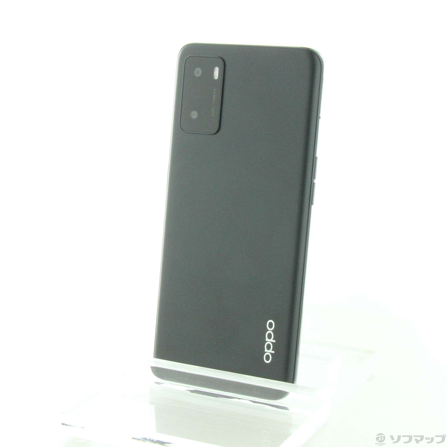 中古】OPPO A55s 5G 64GB ブラック A102OP SoftBank [2133041517768