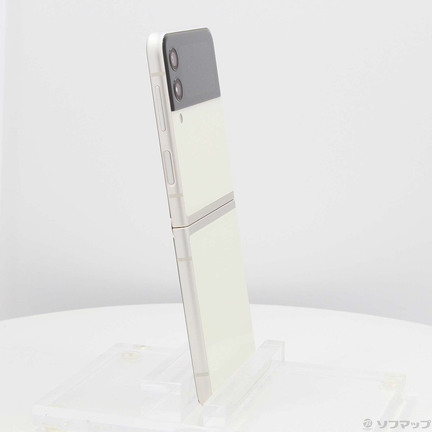 中古】Galaxy Z Flip3 5G 128GB クリーム SC-54B docomoロック解除SIM 