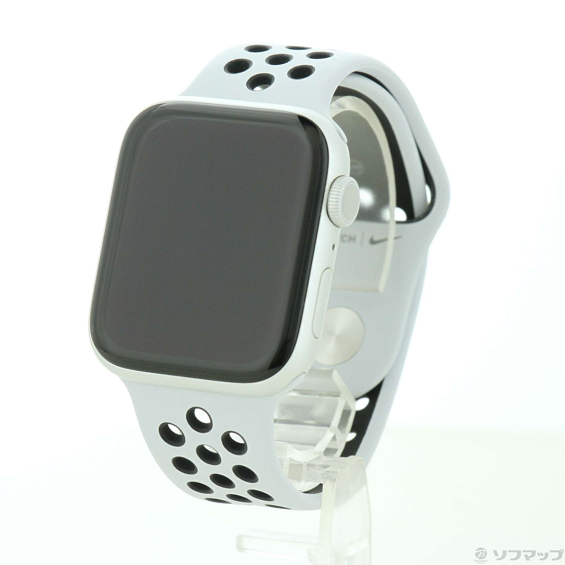中古】Apple Watch Series 5 Nike GPS 44mm シルバーアルミニウムケース  ピュアプラチナム／ブラックNikeスポーツバンド [2133041549080] - リコレ！|ソフマップの中古通販サイト