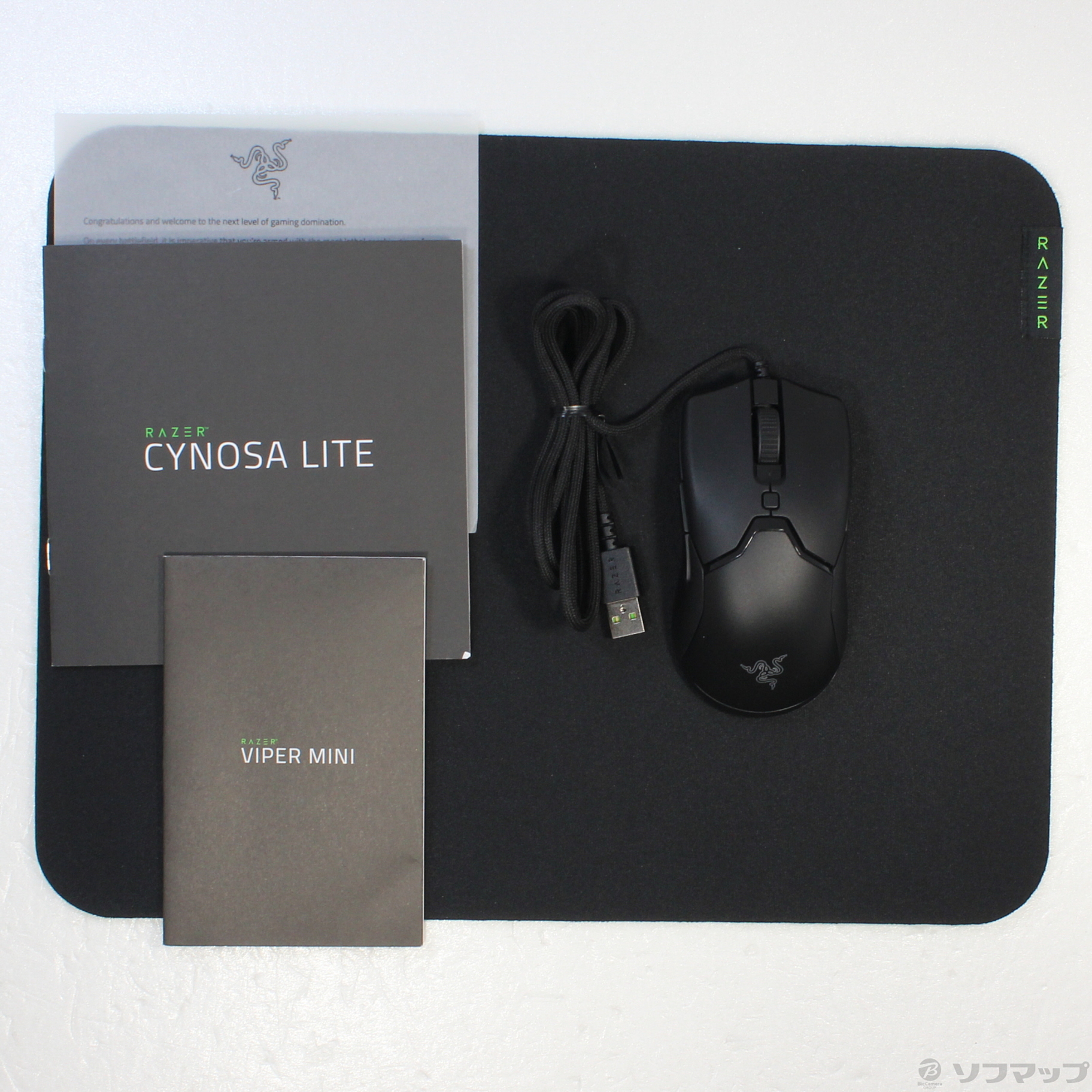 razer キーボード マウス マウスパッド viper mini cynosa - 北海道の