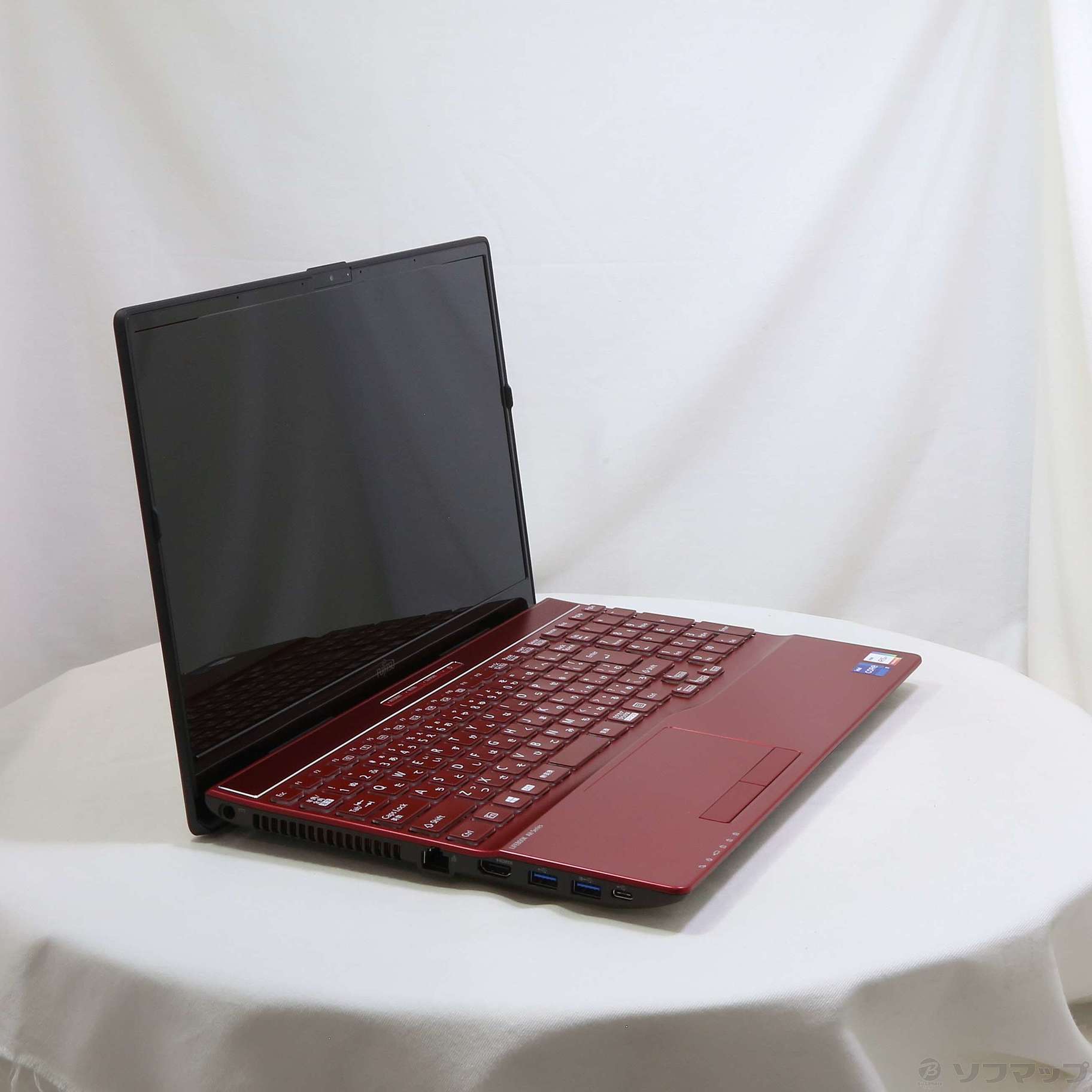 中古】〔展示品〕 LIFEBOOK AH53／F3 FMVA53F3R ガーネットレッド