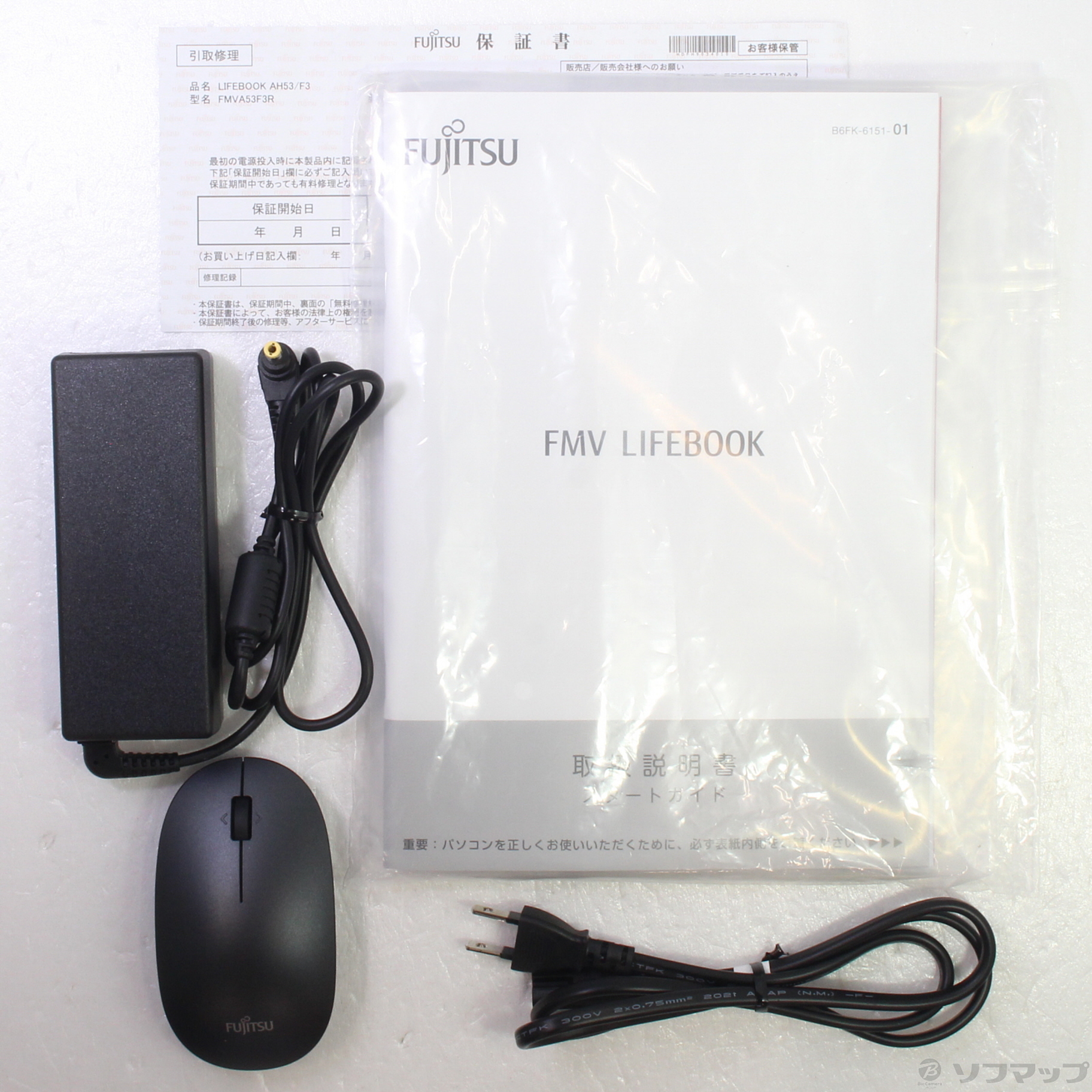 〔展示品〕 LIFEBOOK AH53／F3 FMVA53F3R ガーネットレッド