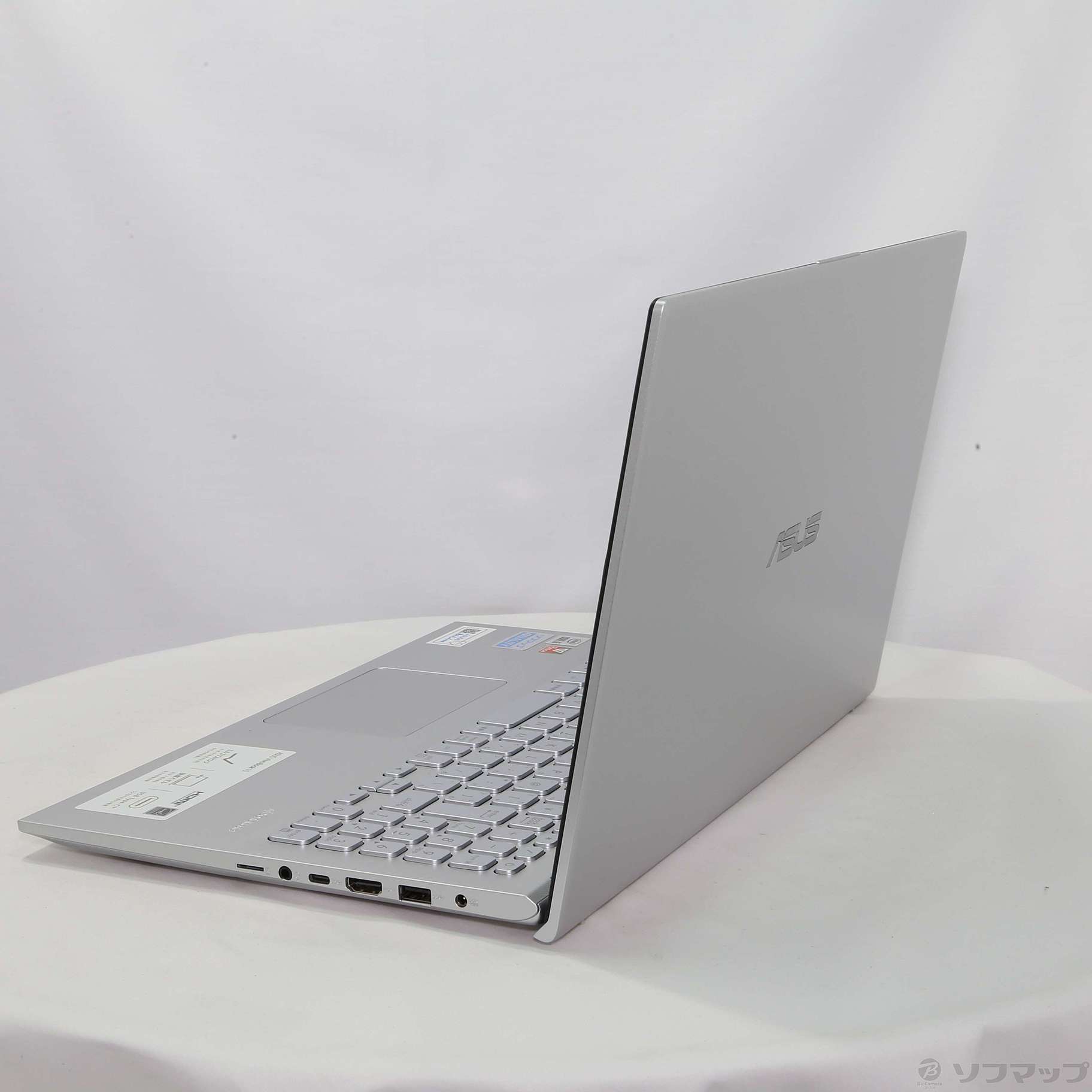 中古】VivoBook 15 X512JA X512JA-EJ245TS トランスペアレントシルバー