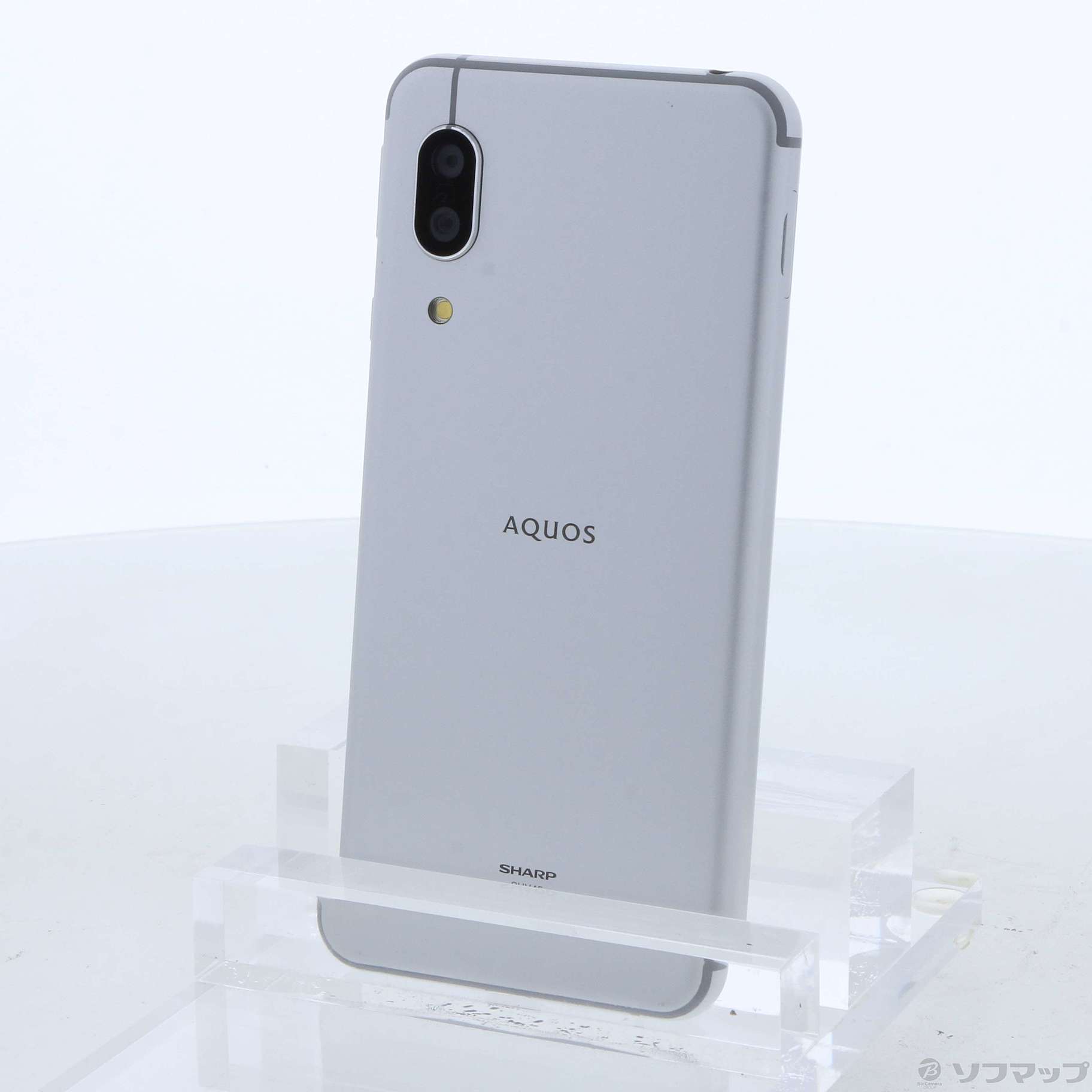 中古】AQUOS sense3 64GB シルバーホワイト SHV45 auロック解除SIM