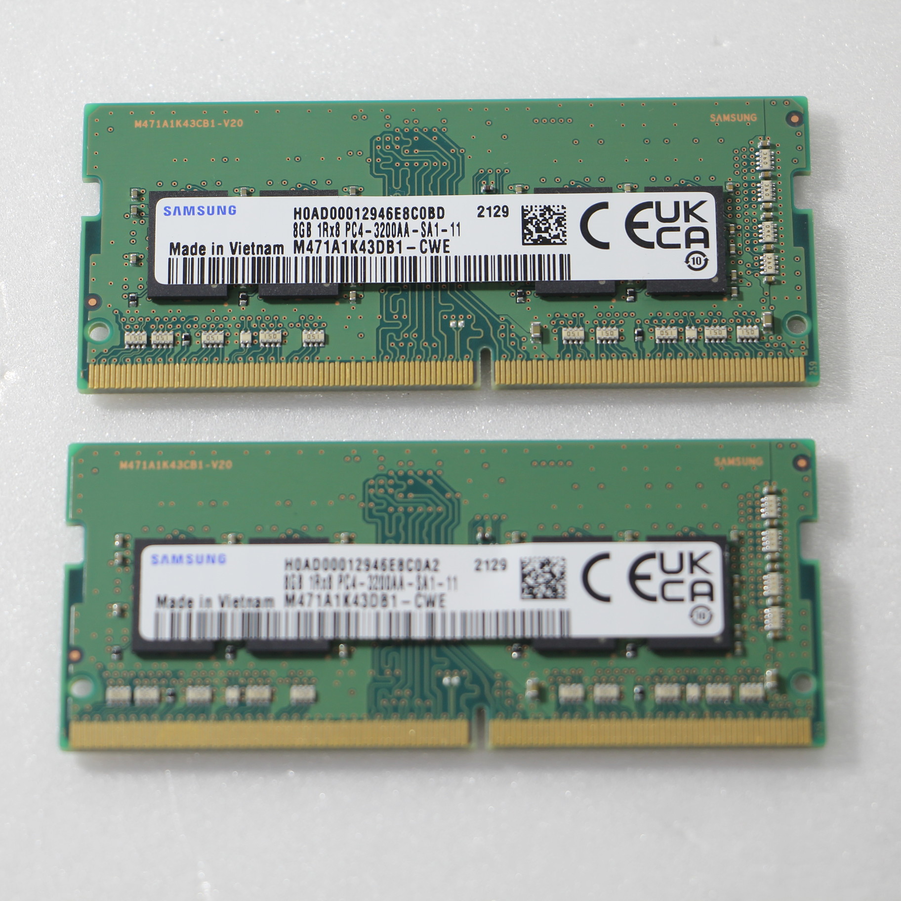 中古】260P PC4-25600 DDR4-3200 16GB 8GB×2枚組 [2133041637213