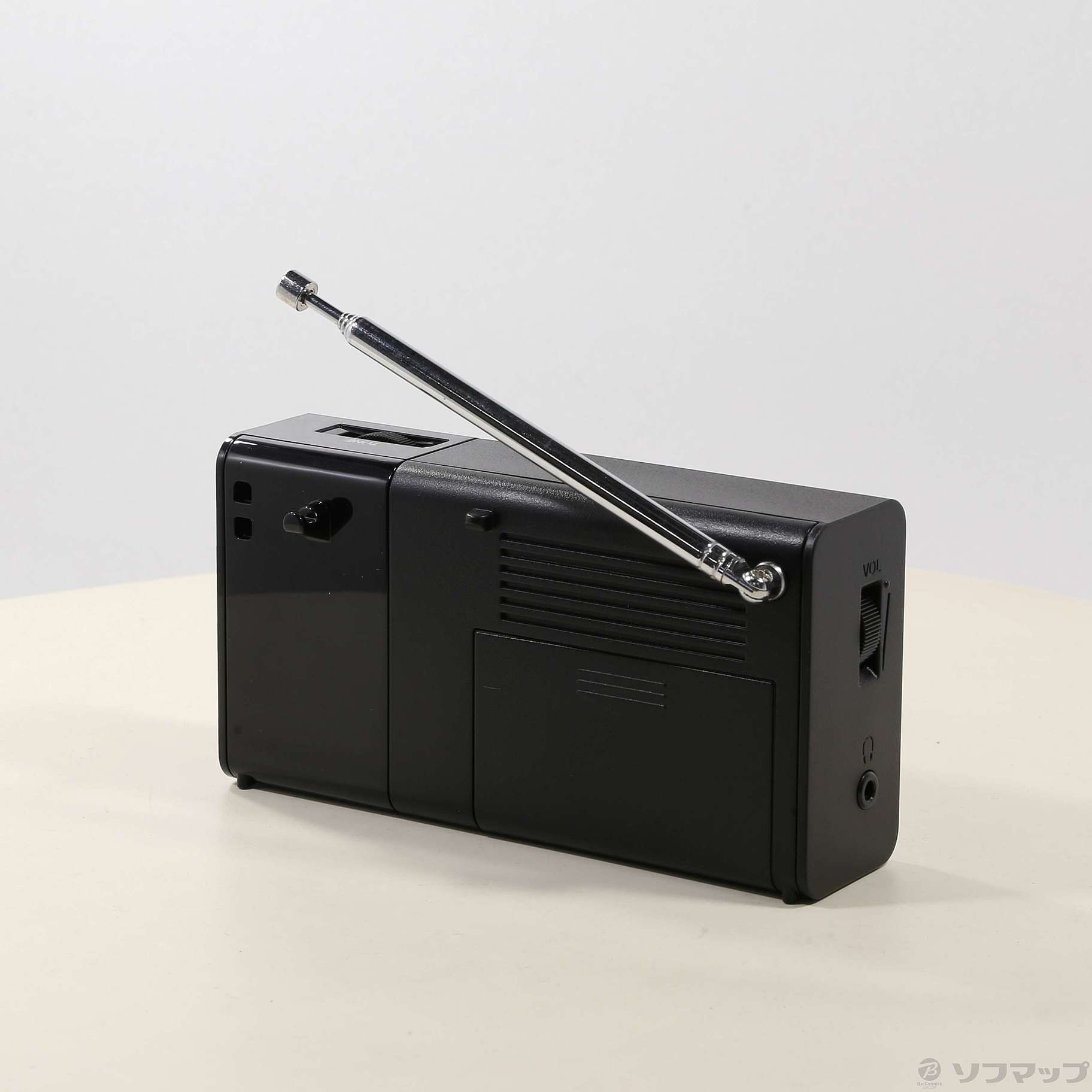 SONY ICF-P37 ブラックラジオ 横型で安定。縦型よりチューニングもし易い！』 SONY ICF-P37