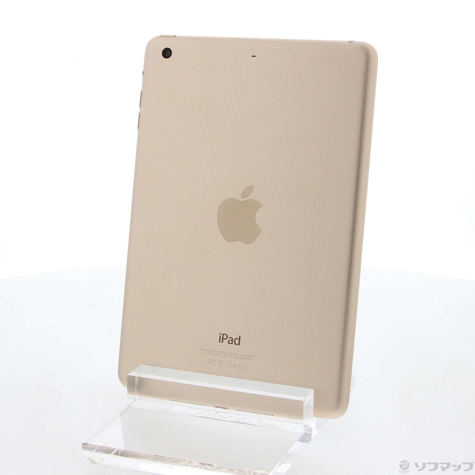 中古】iPad mini 3 128GB ゴールド MGYK2J／A Wi-Fi [2133041689038