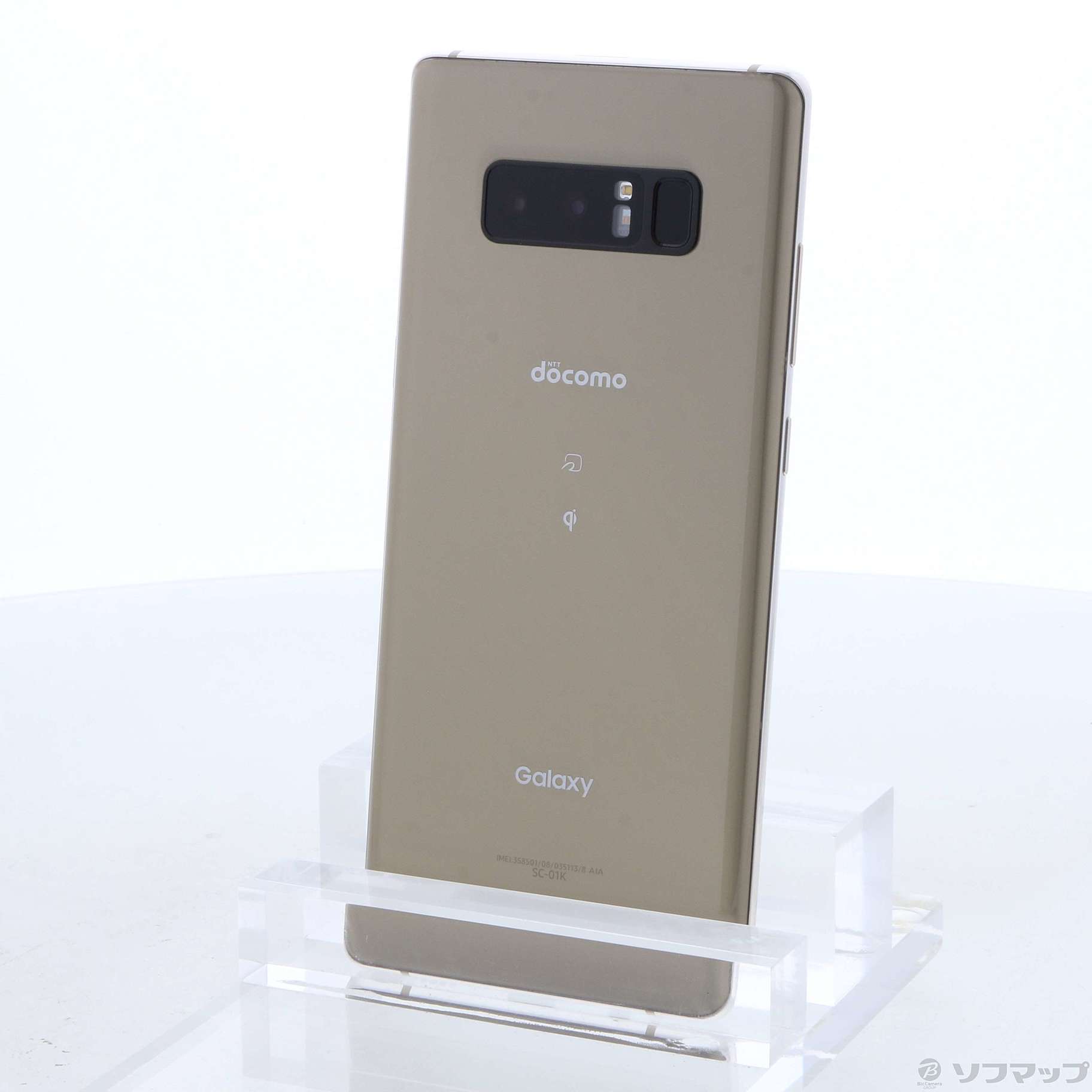 中古】GALAXY Note8 64GB メープルゴールド SC-01K docomoロック解除