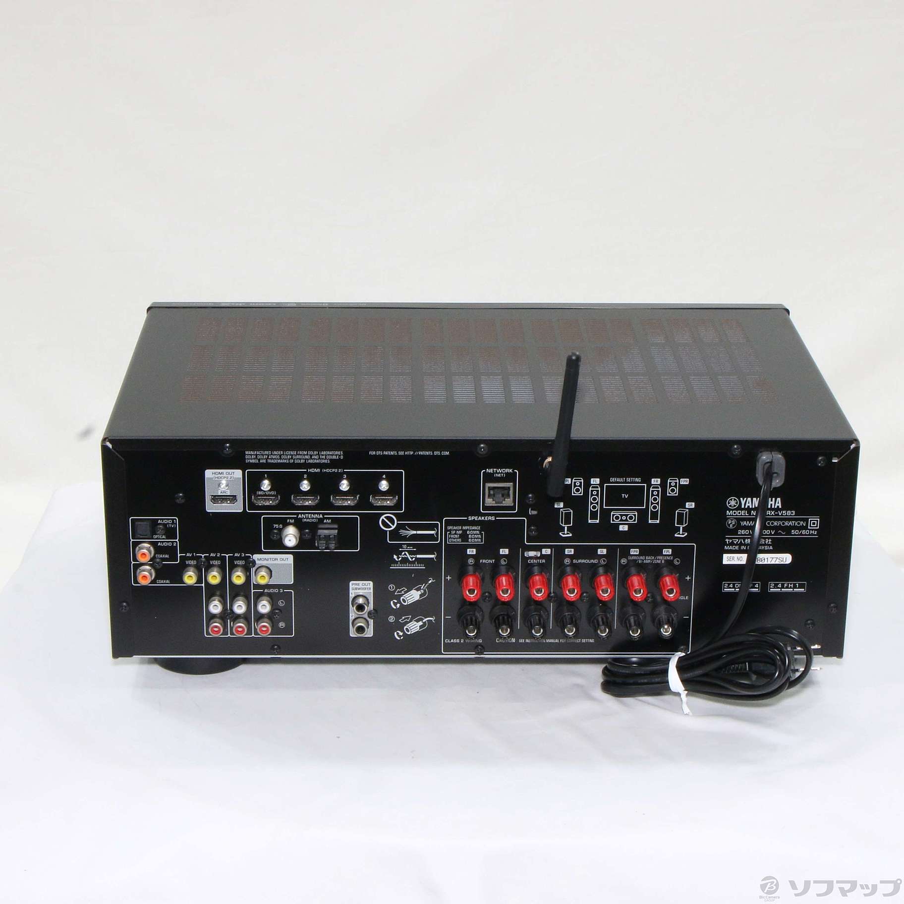 美品】YAMAHA AVアンプ RX-V483 纏める 4Kハイレゾ