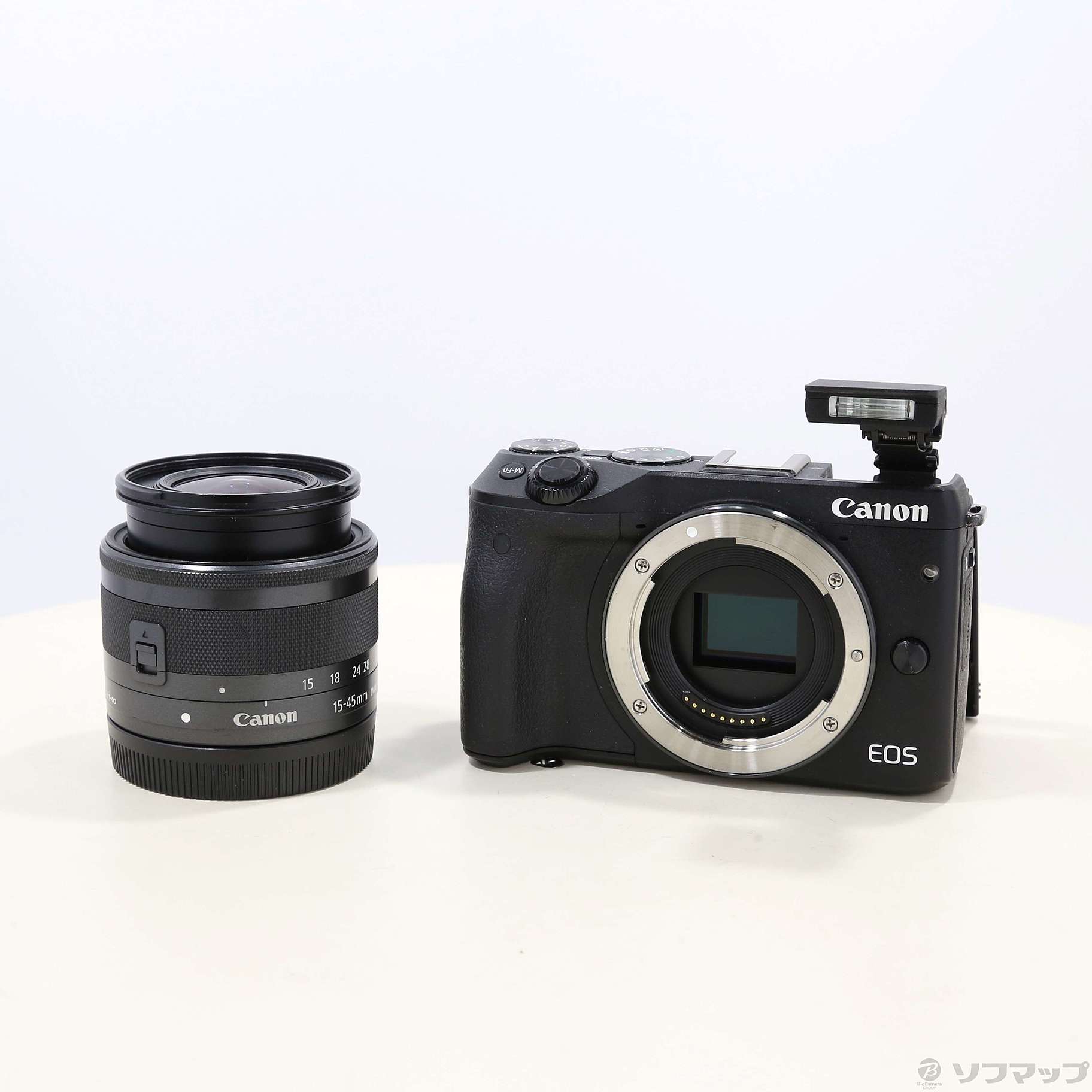 中古】EOS M3 EF-M15-45 IS STM レンズキット ブラック