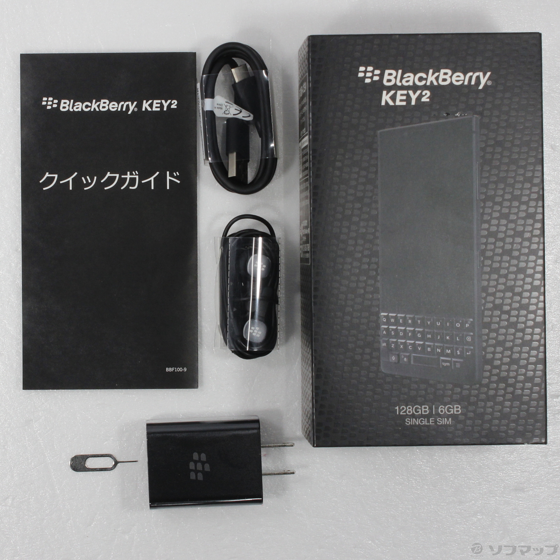 中古】BlackBerry KEY2 128GB ブラック BBF1009 SIMフリー [2133041828024] -  リコレ！|ビックカメラグループ ソフマップの中古通販サイト