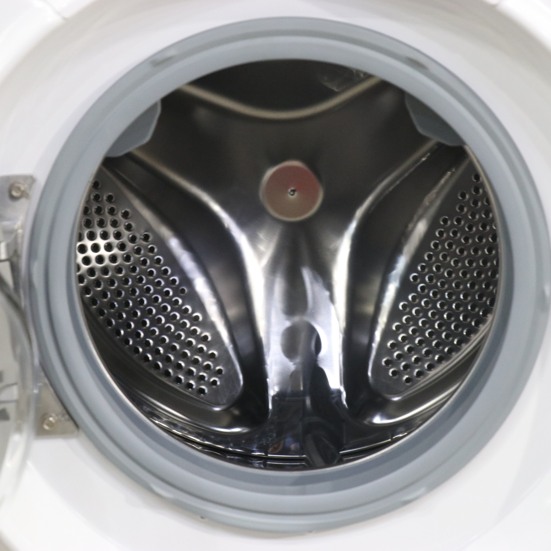 2019年製左開きIRIS OHYAMAドラム式洗濯機 HD81AR-W多彩なコースで快適お洗濯