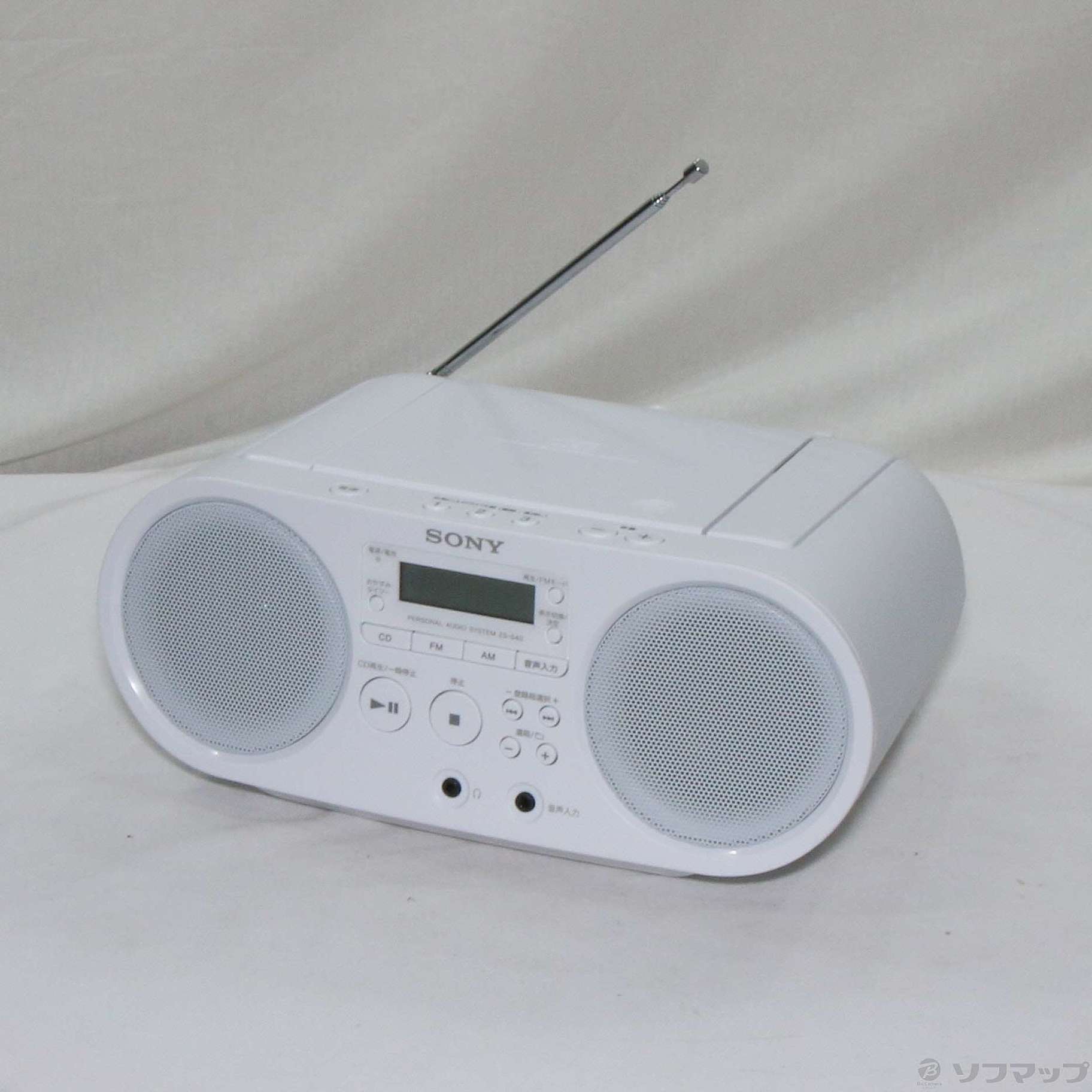 SONY ZS-S40 ホワイト - ラジオ・コンポ