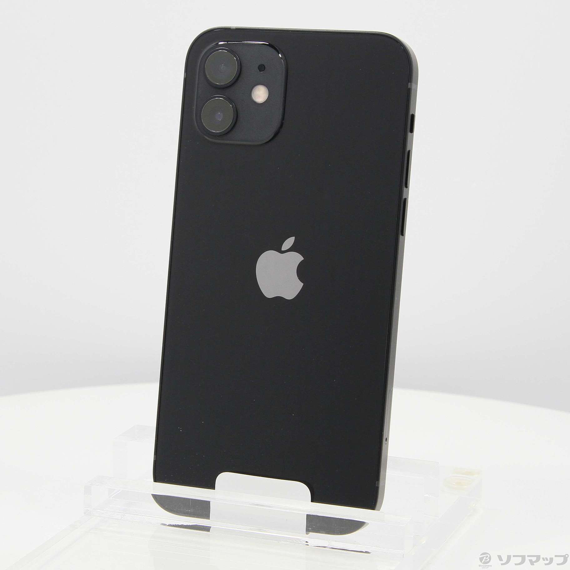 中古】iPhone12 64GB ブラック MGHN3J／A SoftBank [2133041909334