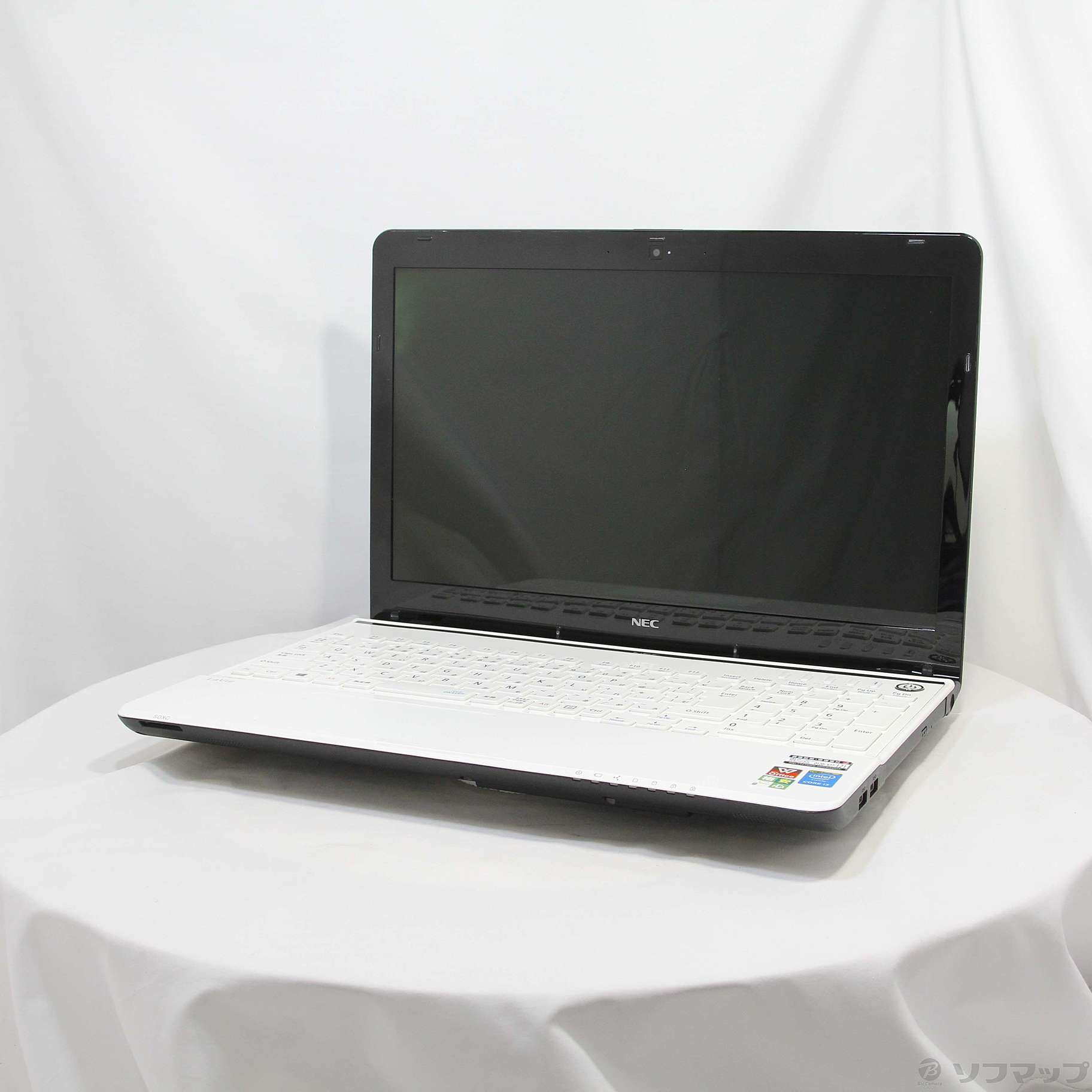 格安安心パソコン LaVie S PC-LS350TSW エクストラホワイト ※バッテリー完全消耗