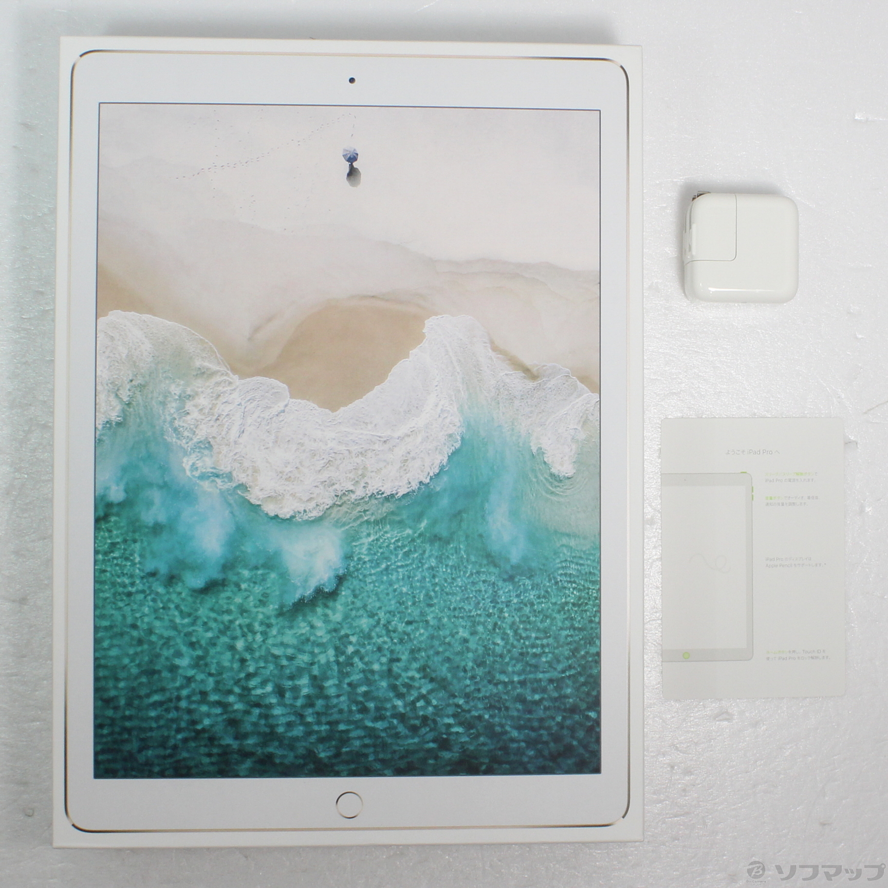 中古】iPad Pro 12.9インチ 第2世代 64GB ゴールド MQDD2J／A Wi-Fi