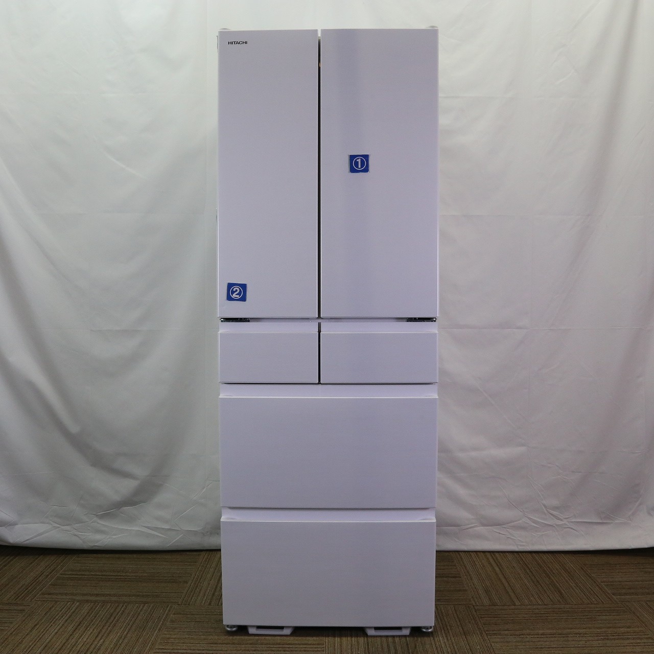 中古】〔展示品〕 冷蔵庫 HWタイプ ピュアホワイト R-HW54S-W ［6ドア