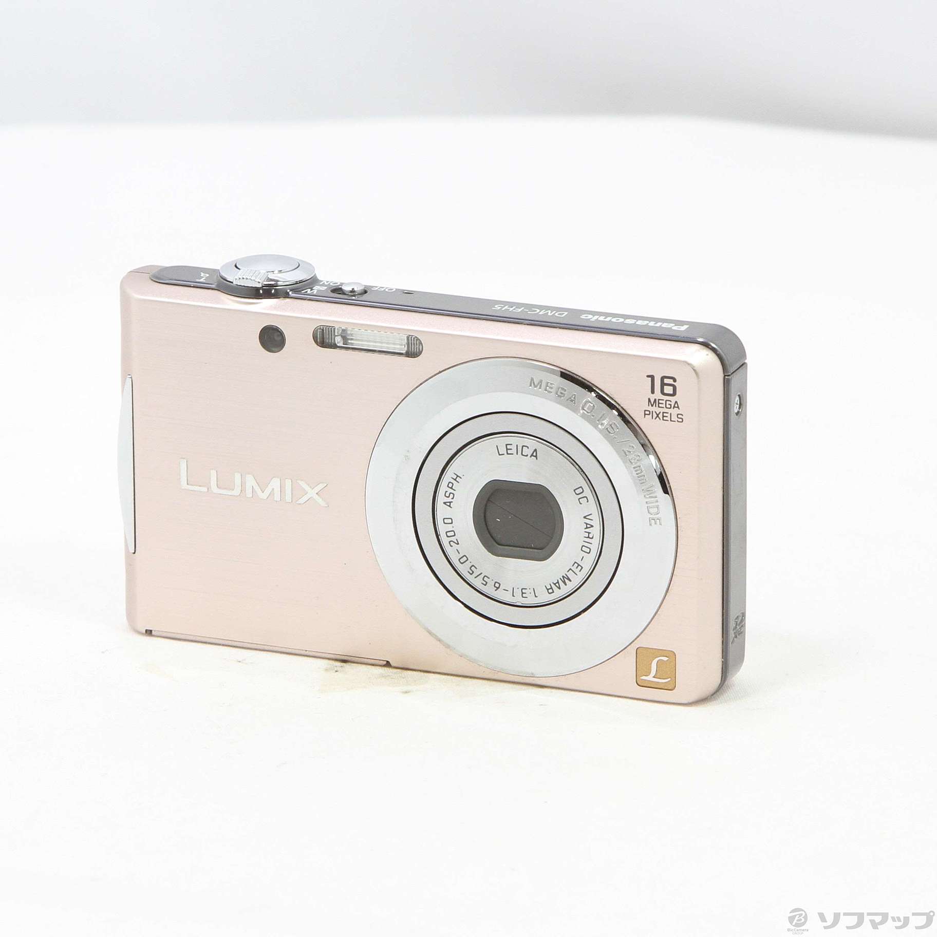 Panasonic LUMIX FH DMC-FH5-N ゴールドデジカメ - デジタルカメラ