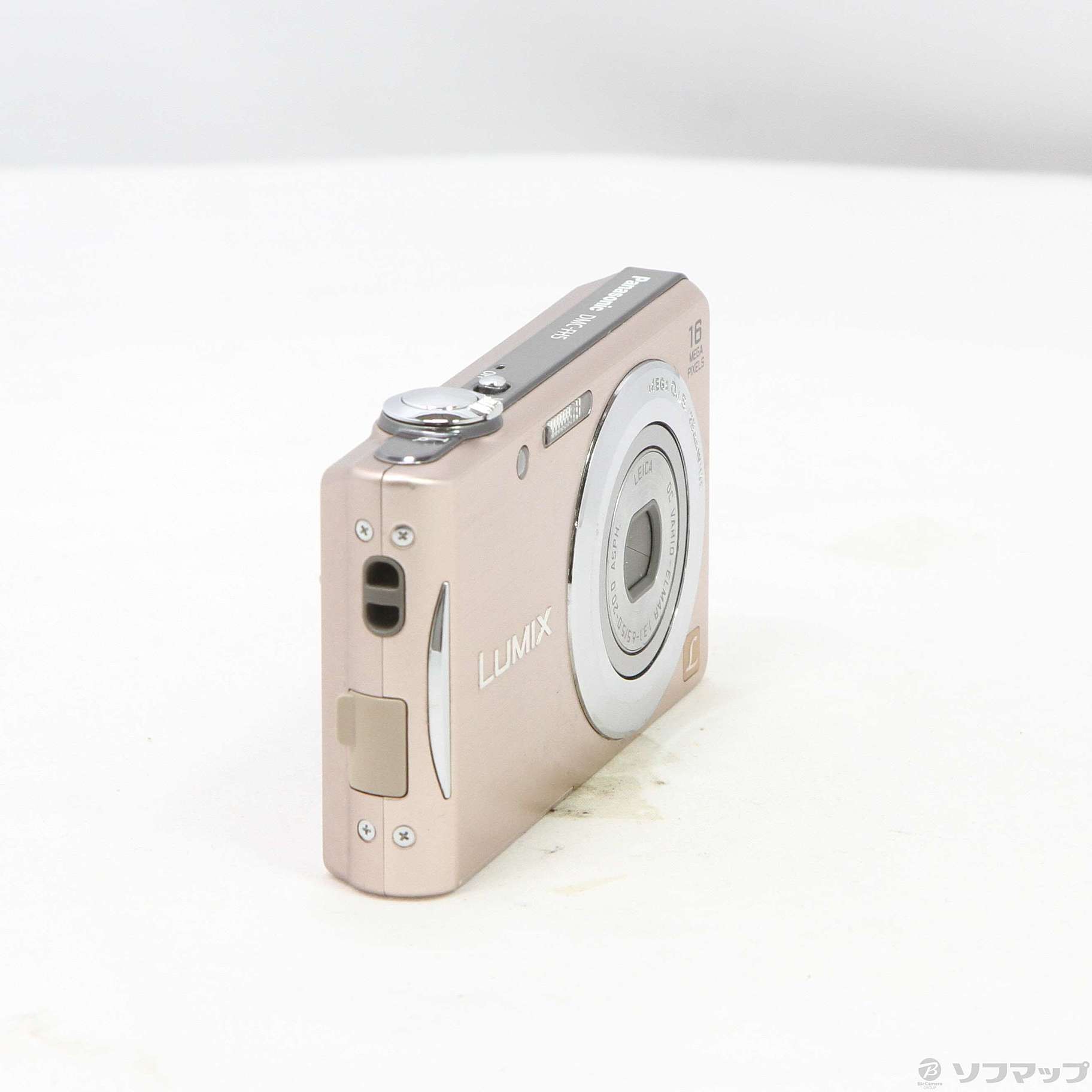 中古】LUMIX DMC-FH5-N (1610万画素／4倍／SDXC／ピンクゴールド